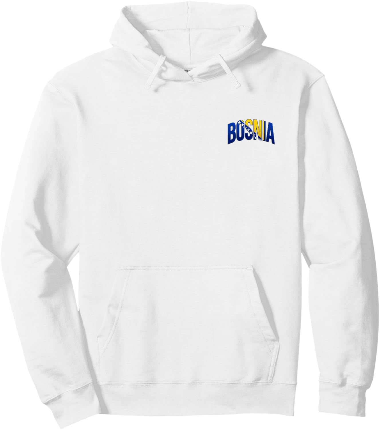Bosnia Flag Bosnian Souvenirs Herzegovina Fans Sport Travel Hoodie - Hoodie | White