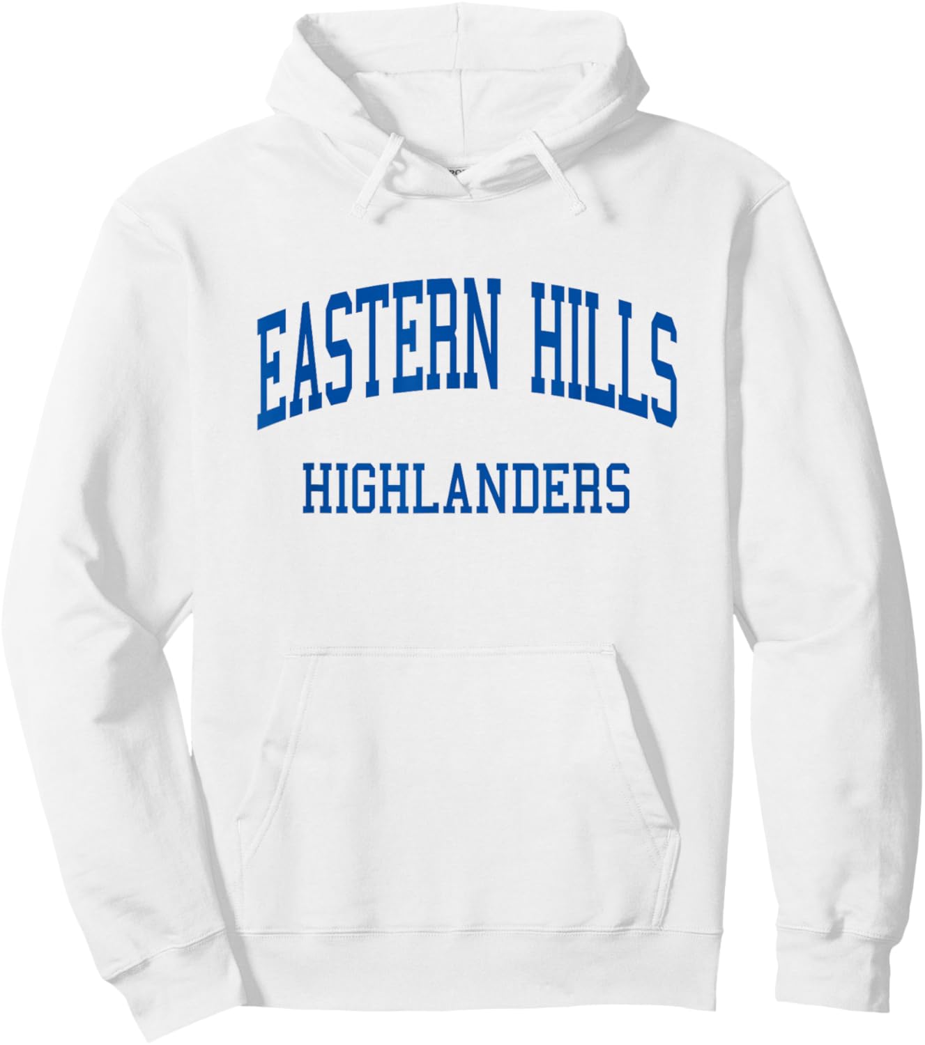 Eastern Hills High School HS Fort Worth TX Retro Hoodie - Hoodie | White