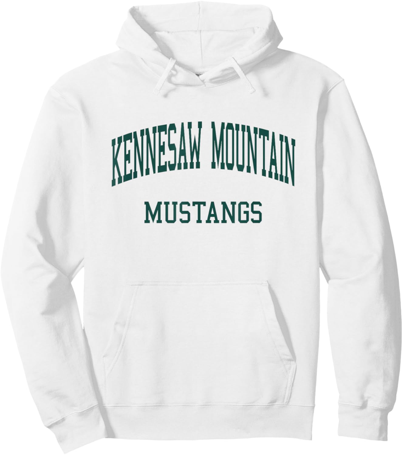 Kennesaw Mountain High School HS Kennesaw GA Retro Hoodie - Hoodie | White