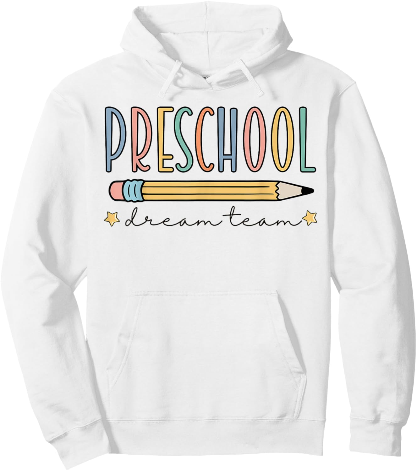 Preschool Dream Team Retro Back To School Teacher Student Women Girls Kids Hoodie - Hoodie | White