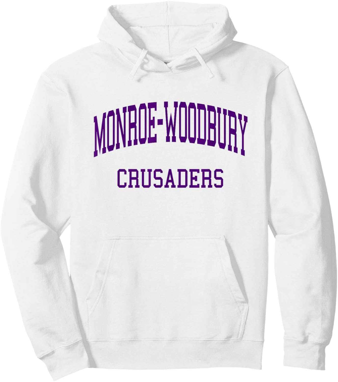 Monroe-Woodbury High School HS Central Valley NY Retro Hoodie - Hoodie | White