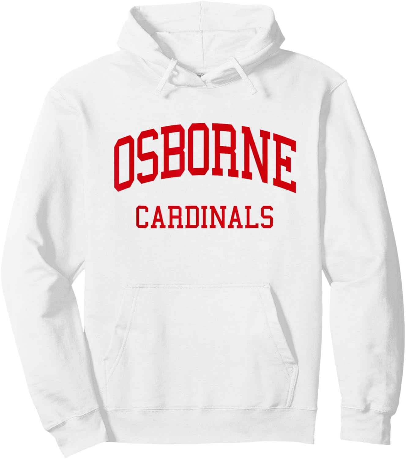 Osborne High School HS Marietta GA Retro Hoodie - Hoodie | White