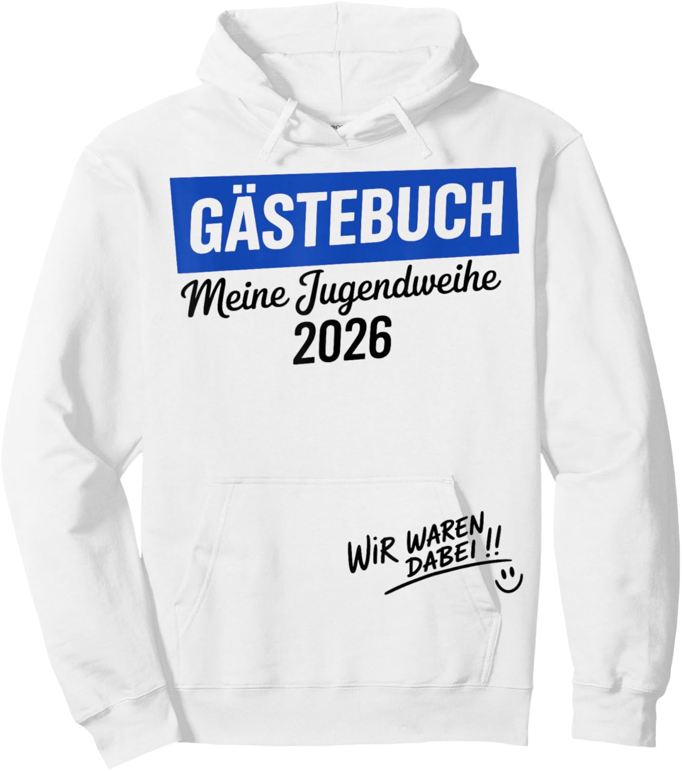 Jugendweihe 2026 Gästebuch Geschenke Junge Mädchen Hoodie - Hoodie | White