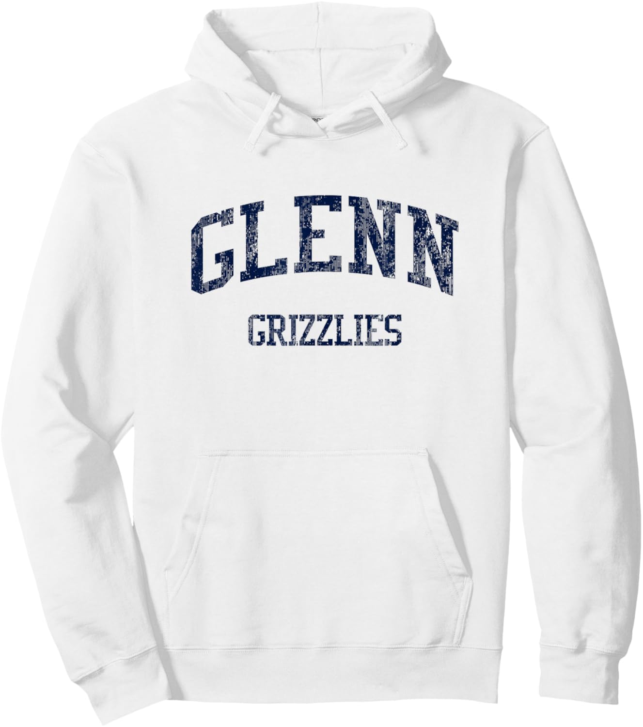 Glenn High School HS Leander TX Vintage Sports Hoodie - Hoodie | White