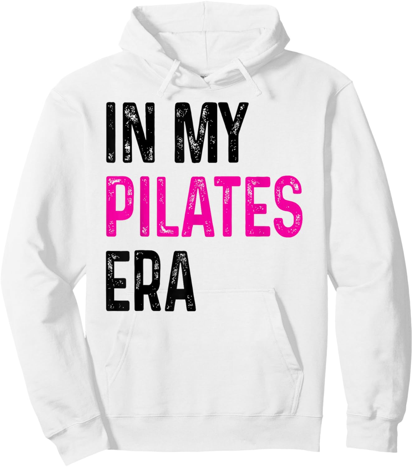 In My Pilates Era, Pilates Instructor Women With Sayings Hoodie - Hoodie | White