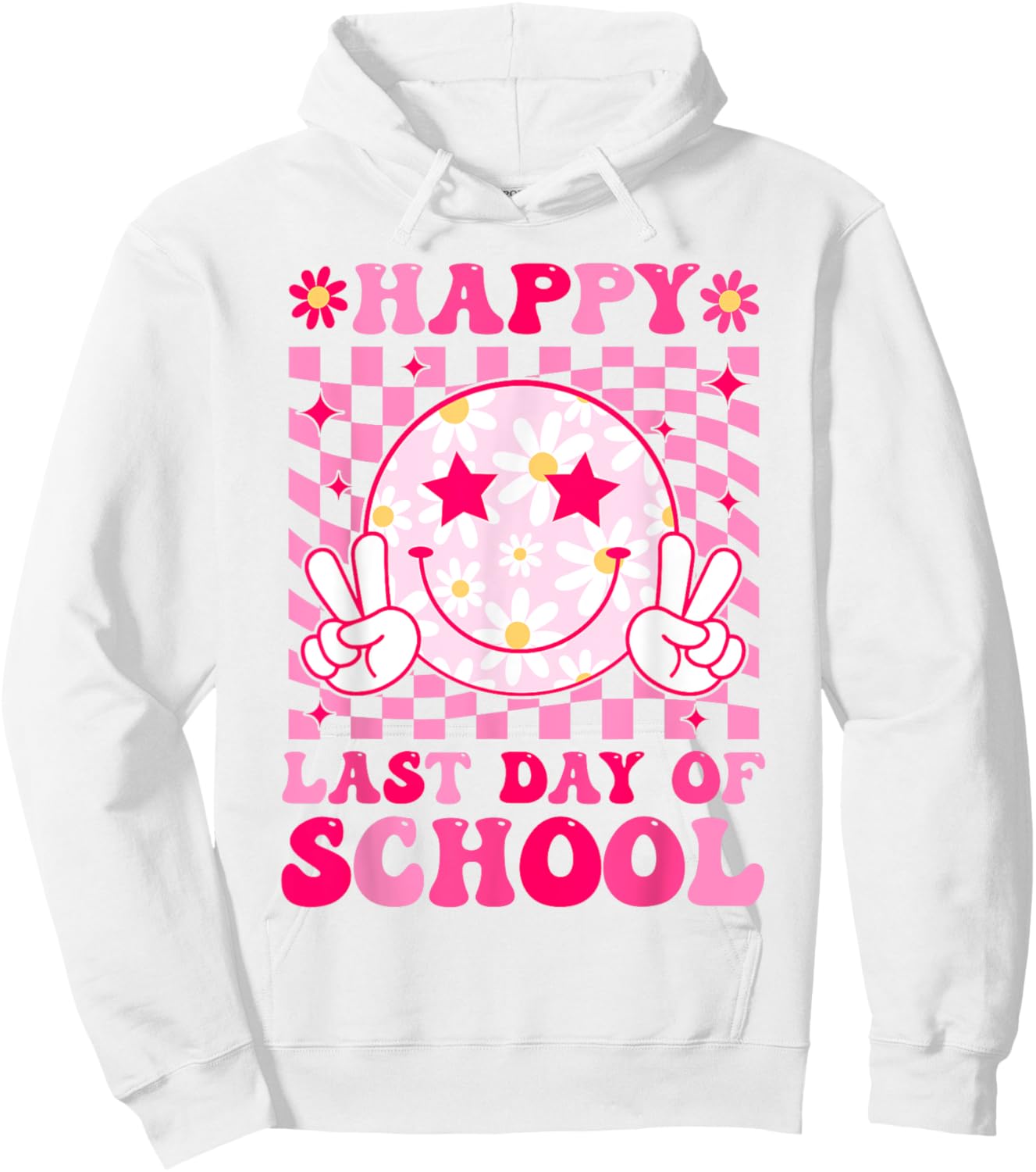 Happy Last Day of School Teacher Boys Girls Kids Graduation Hoodie - Hoodie | White