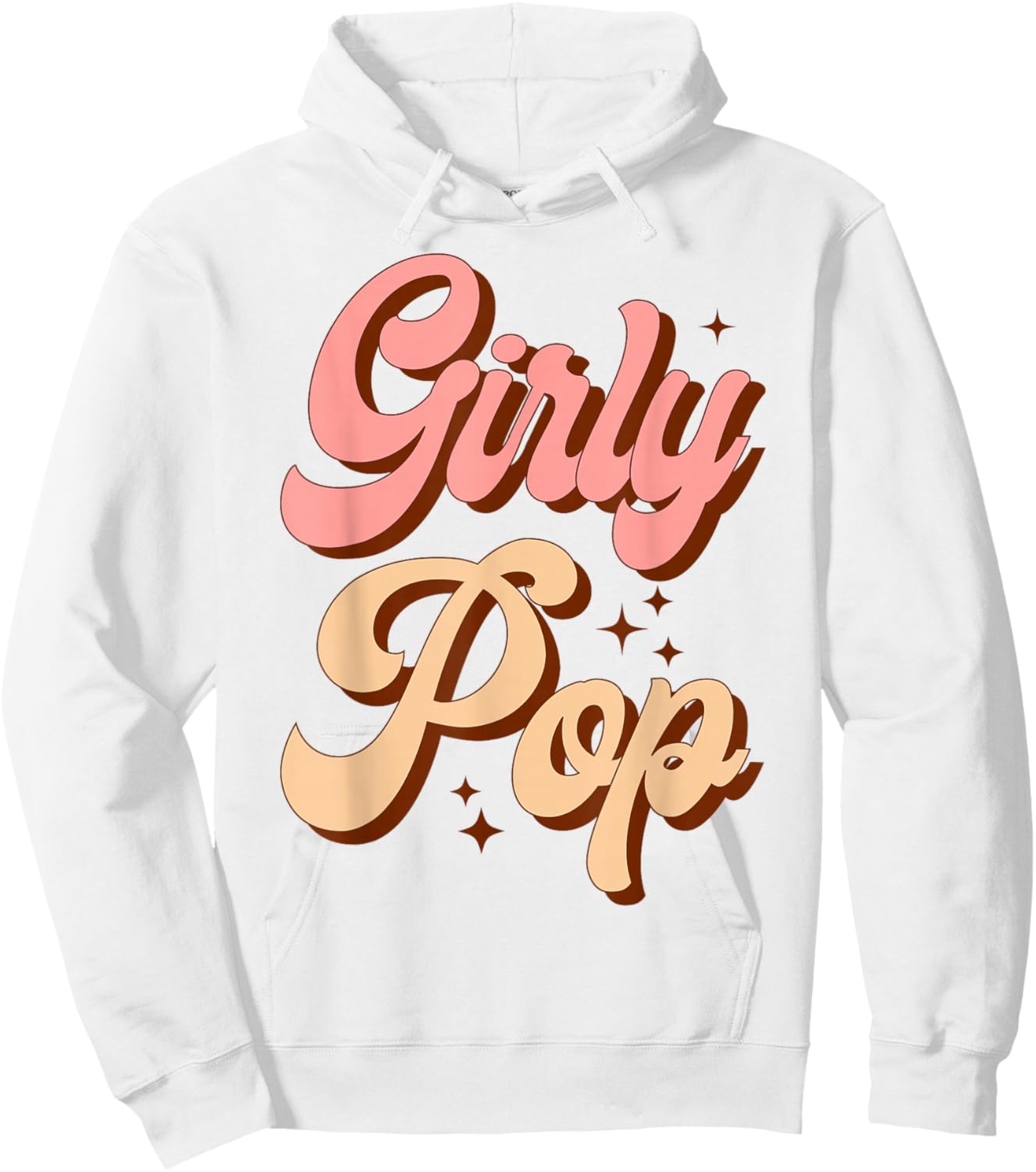 Girly Pop, Trendy Slaying Queen Hoodie - Hoodie | White