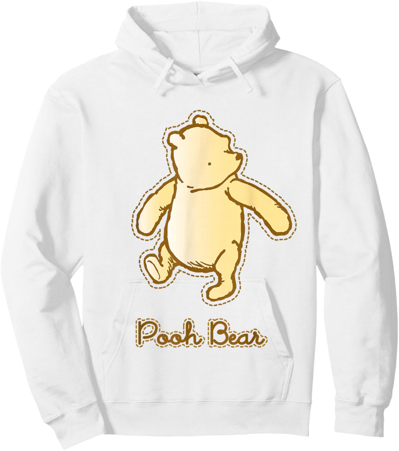 Disney Winnie the Pooh Classic Pooh Center Icon Hoodie - Hoodie | White