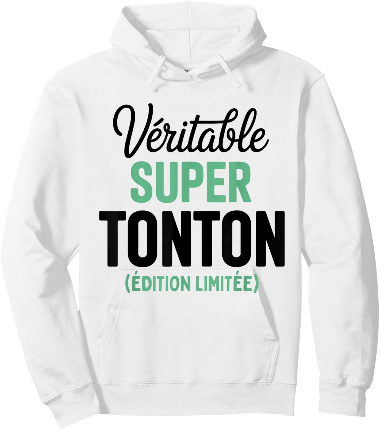 Genuine Super Tonton Limited Edition Uncle Godfather Funny Hoodie - Hoodie | White