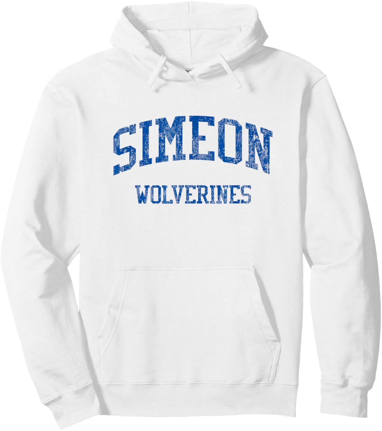 Simeon High School HS Chicago IL Vintage Sports Hoodie - Hoodie | White