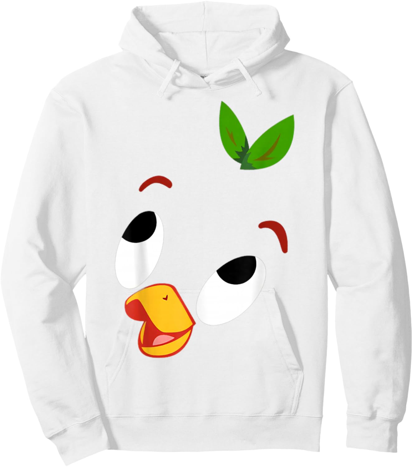 Little Orange Bird Costume for Adventure Trip Hoodie - Hoodie | White