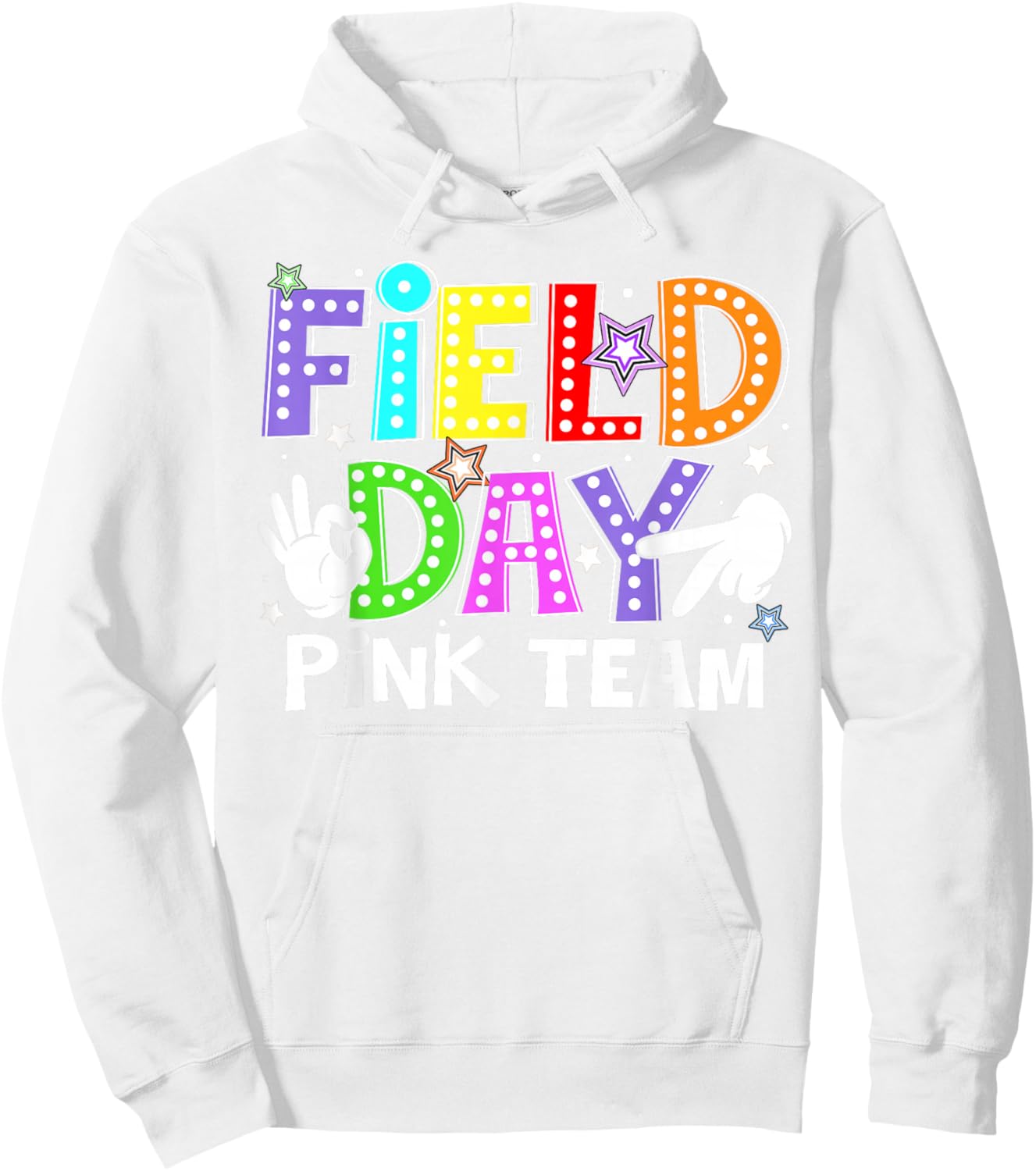 Field Day Pink Team Let The Games Begin Six Seven Meme Hoodie - Hoodie | White