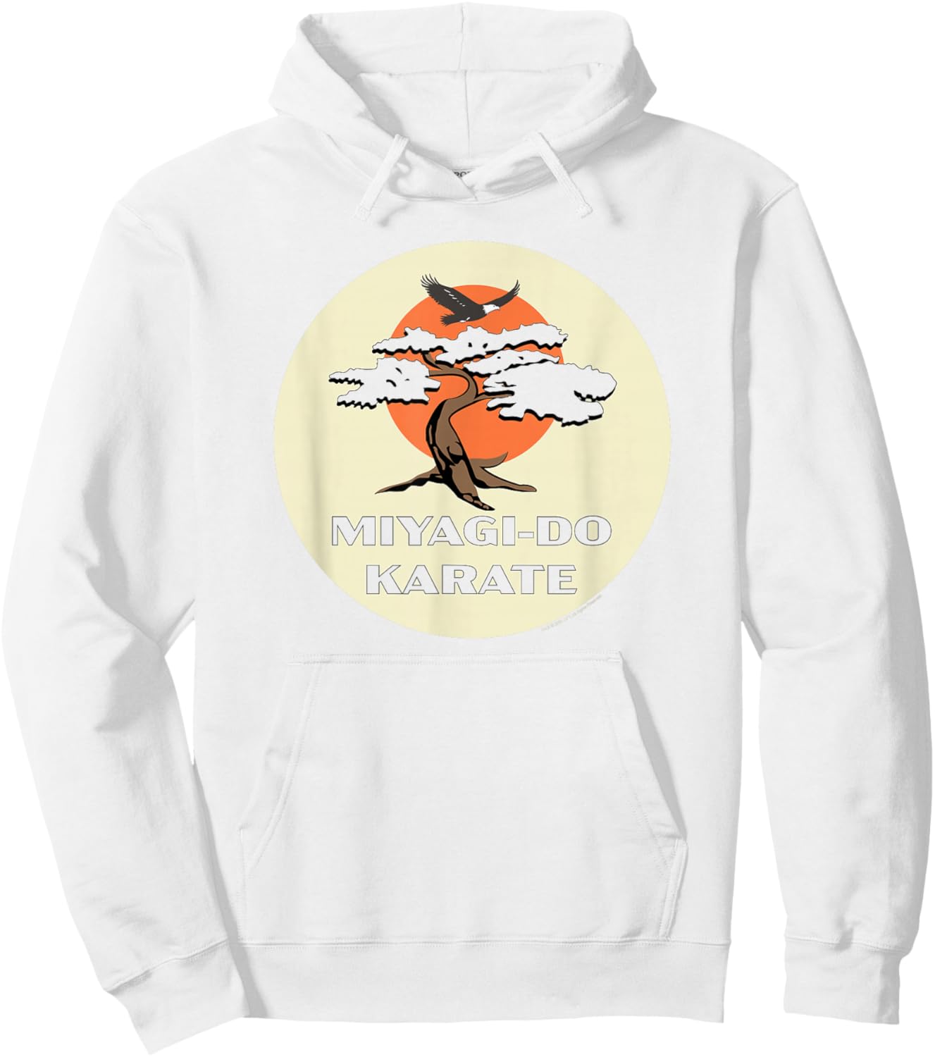Cobra Kai Miyagi-Do Karate Eagle Fang Bonsai Tree Dojo Logo Hoodie - Hoodie | White