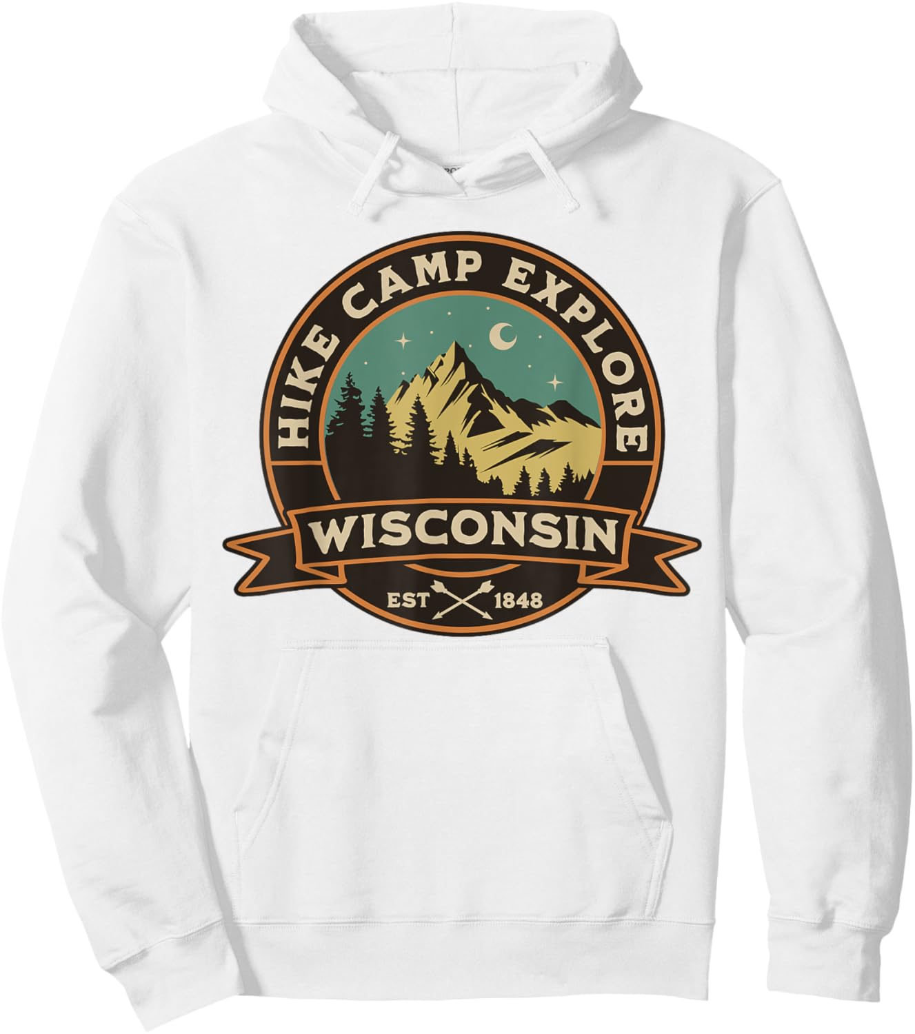Wisconsin Hoodie - Hoodie | White