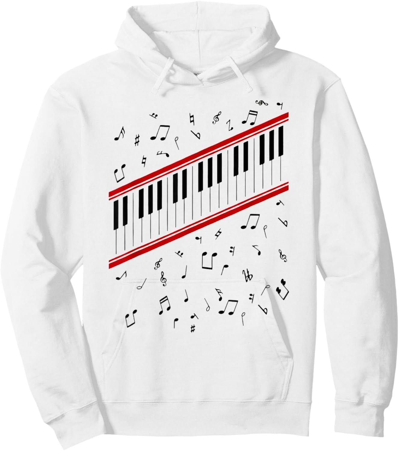 Costume de Piano Beat It Hoodie - Hoodie | White