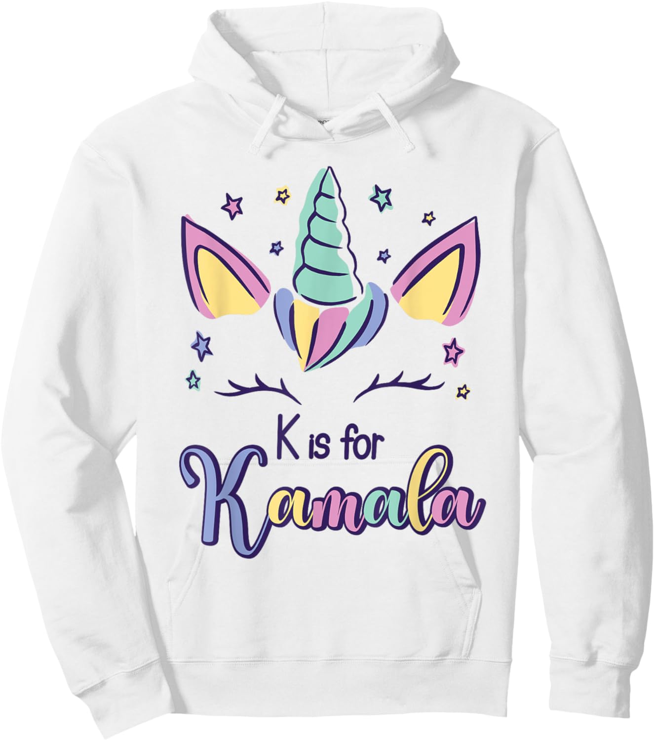 First Name Kamala Personalized K Is For Kamala Hoodie - Hoodie | White