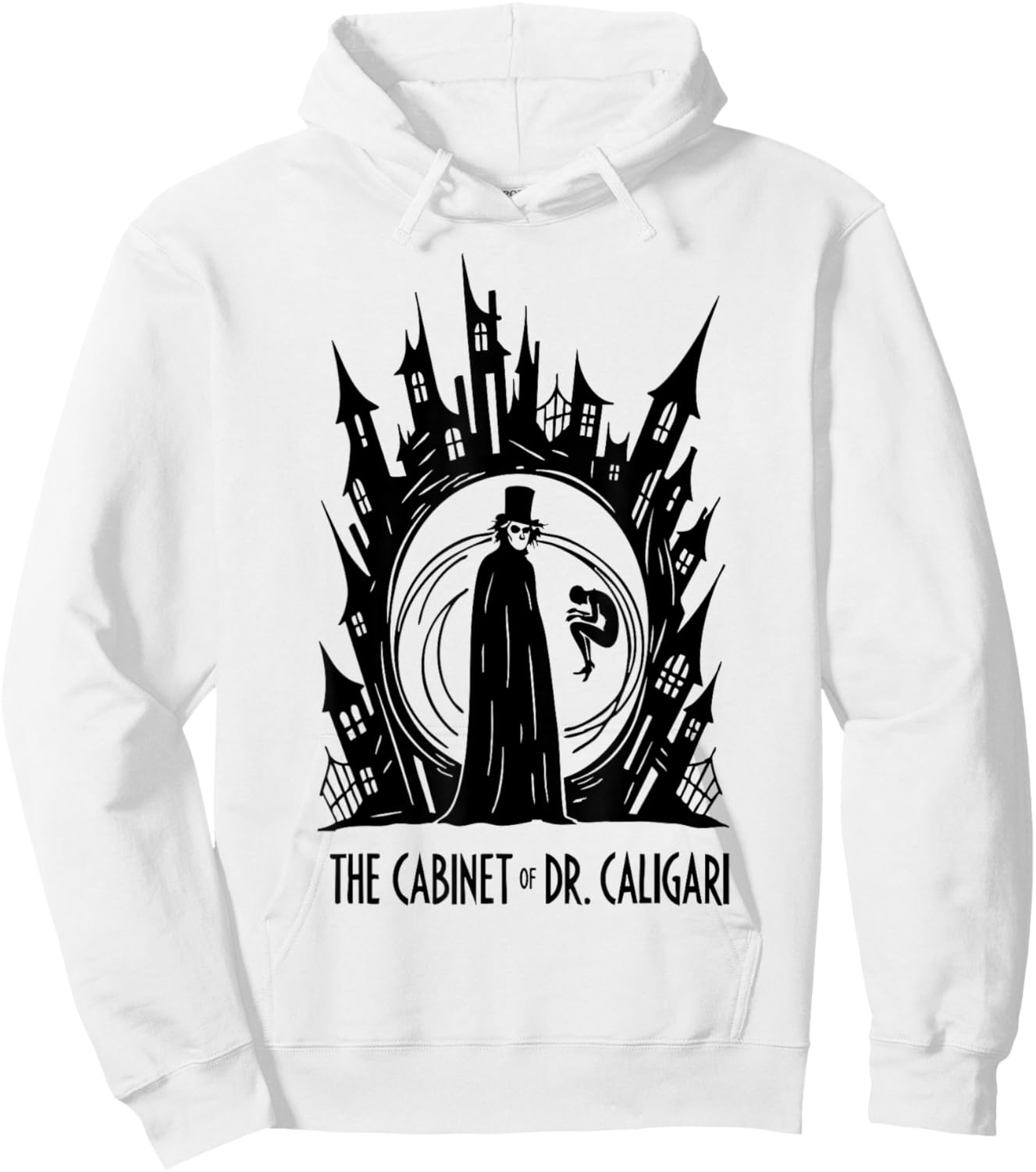 The Cabinet of Dr. Caligari – Classic Horror Hoodie - Hoodie | White