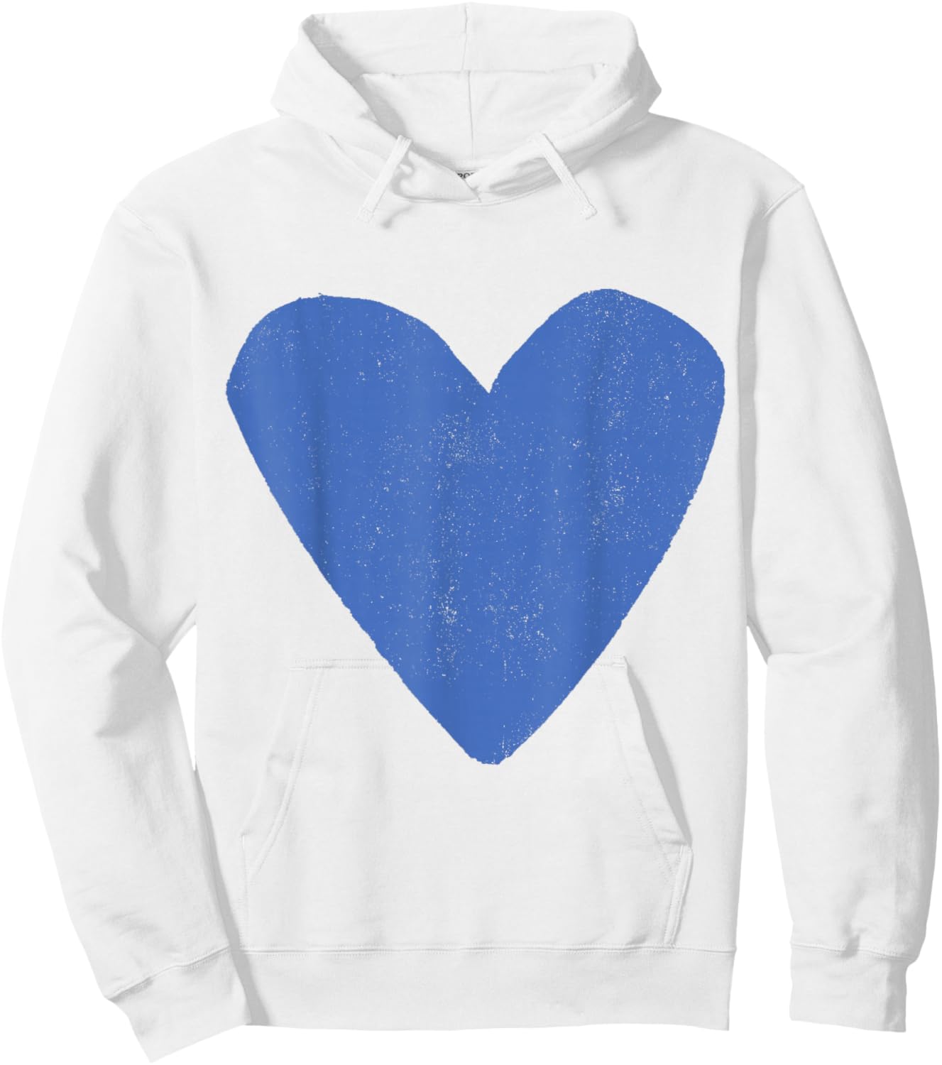 Love Heart Light Blue Sky Color Sport Grey Hoodie - Hoodie | White