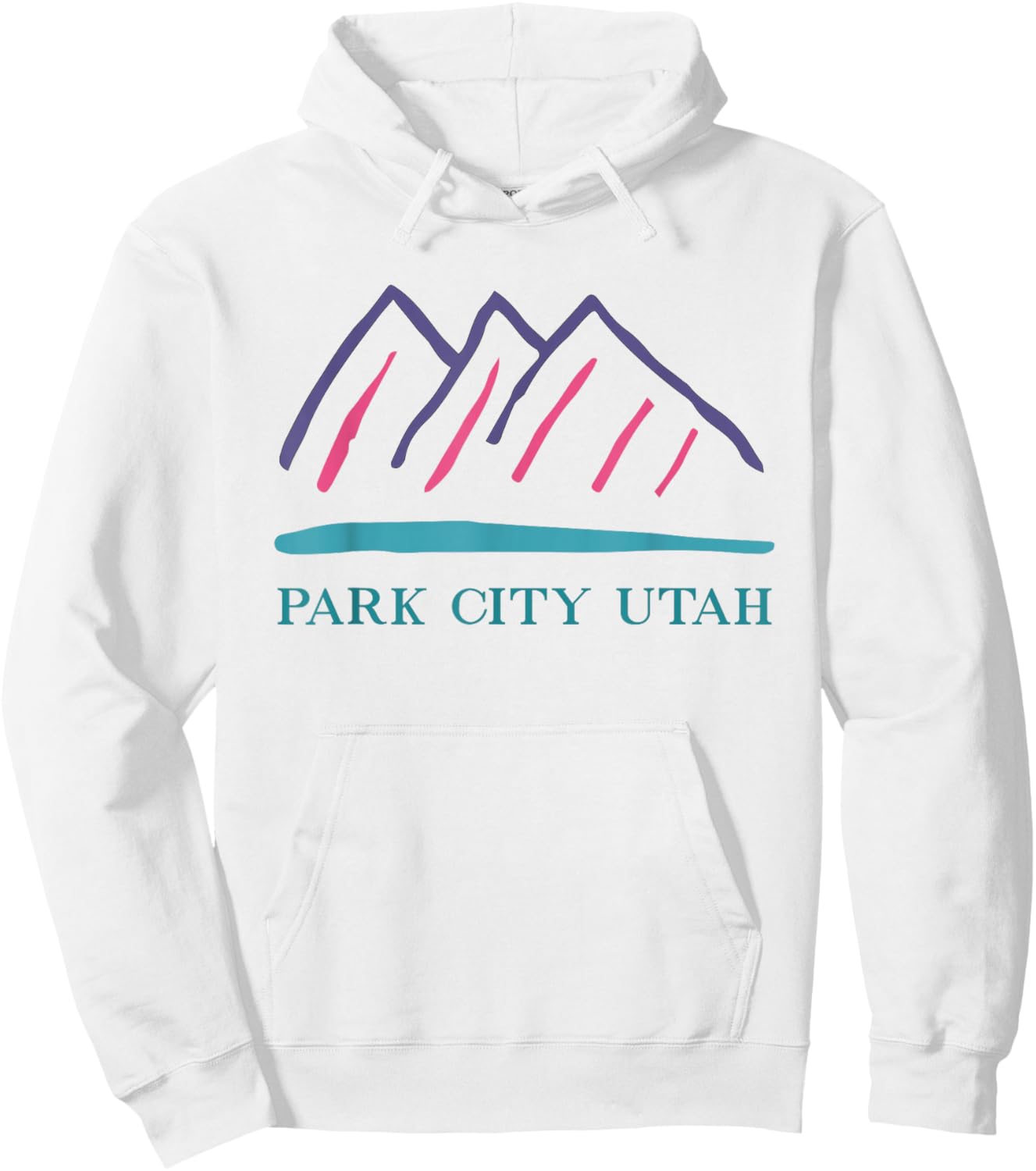 Park City Utah 90s Style Vintage Hoodie - Hoodie | White