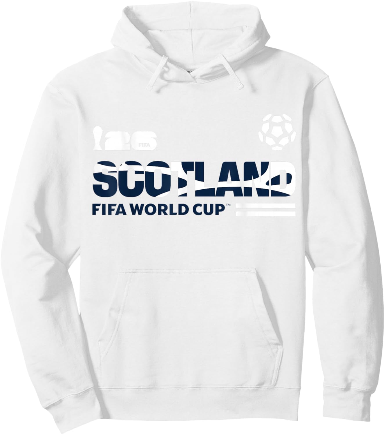 FIFA World CUP26 Qualifier Scotland Hoodie - Hoodie | White