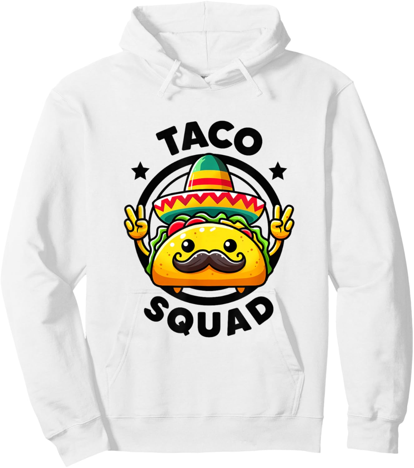 Taco Squad Funny Mexican Taco Tuesday Taco 'Bout Team Taco Hoodie - Hoodie | White