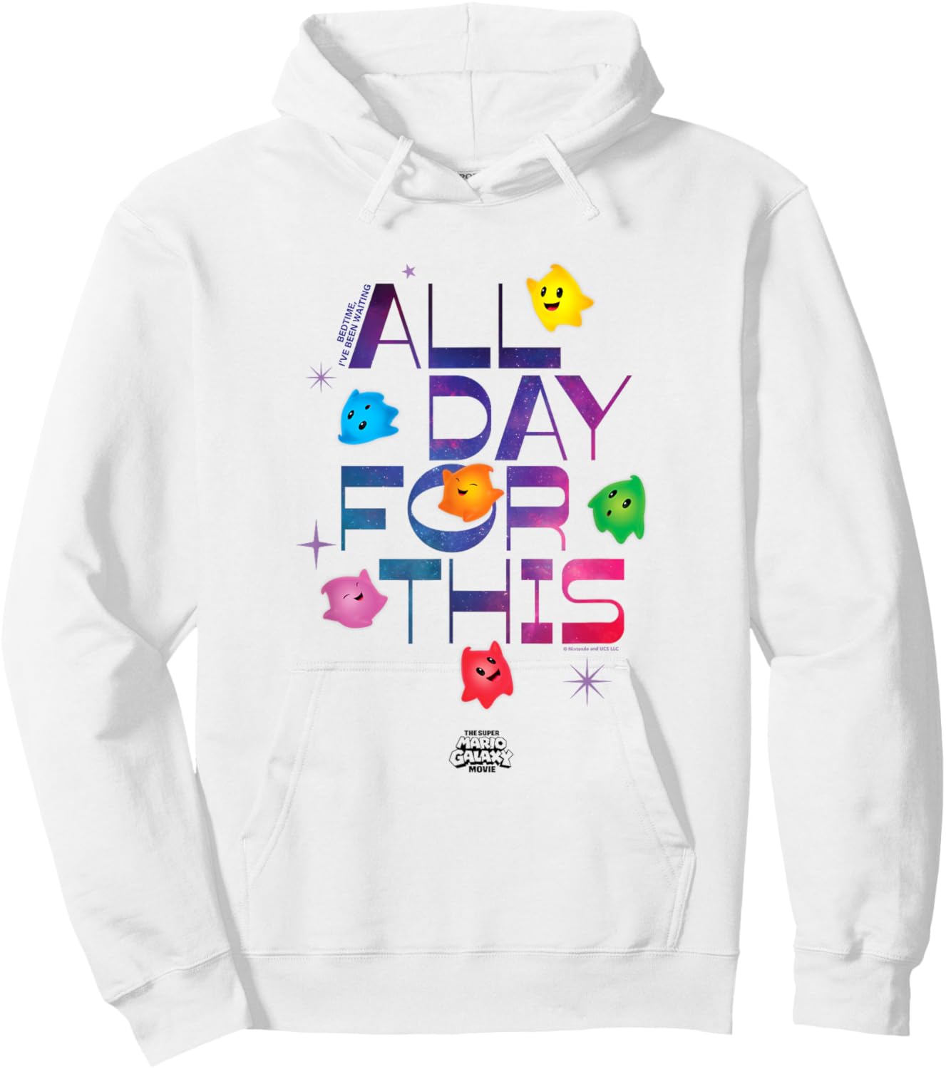 The Super Mario Galaxy Movie Luma Bedtime Crew Hoodie - Hoodie | White