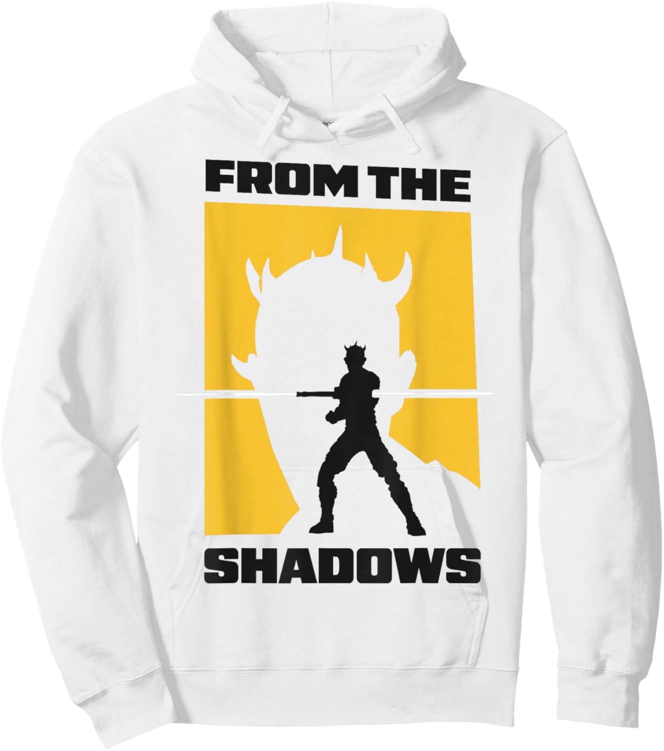 Star Wars Maul Shadow Lord from The Shadows Two Silhouettes Hoodie - Hoodie | White