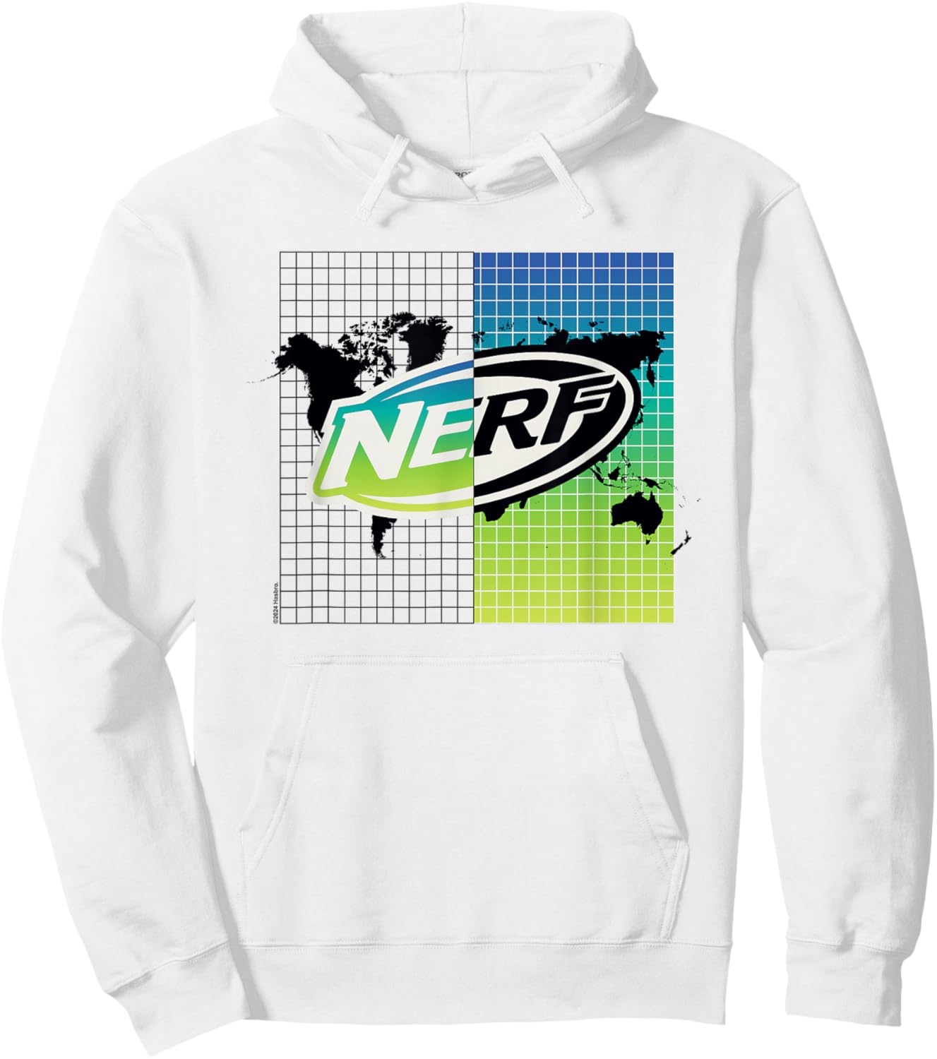 Nerf Gradient Globe Hoodie - Hoodie | White