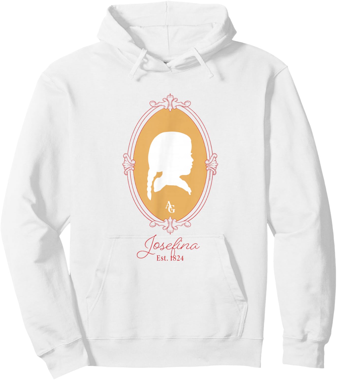 American Girl - Josefina Portrait Hoodie - Hoodie | White