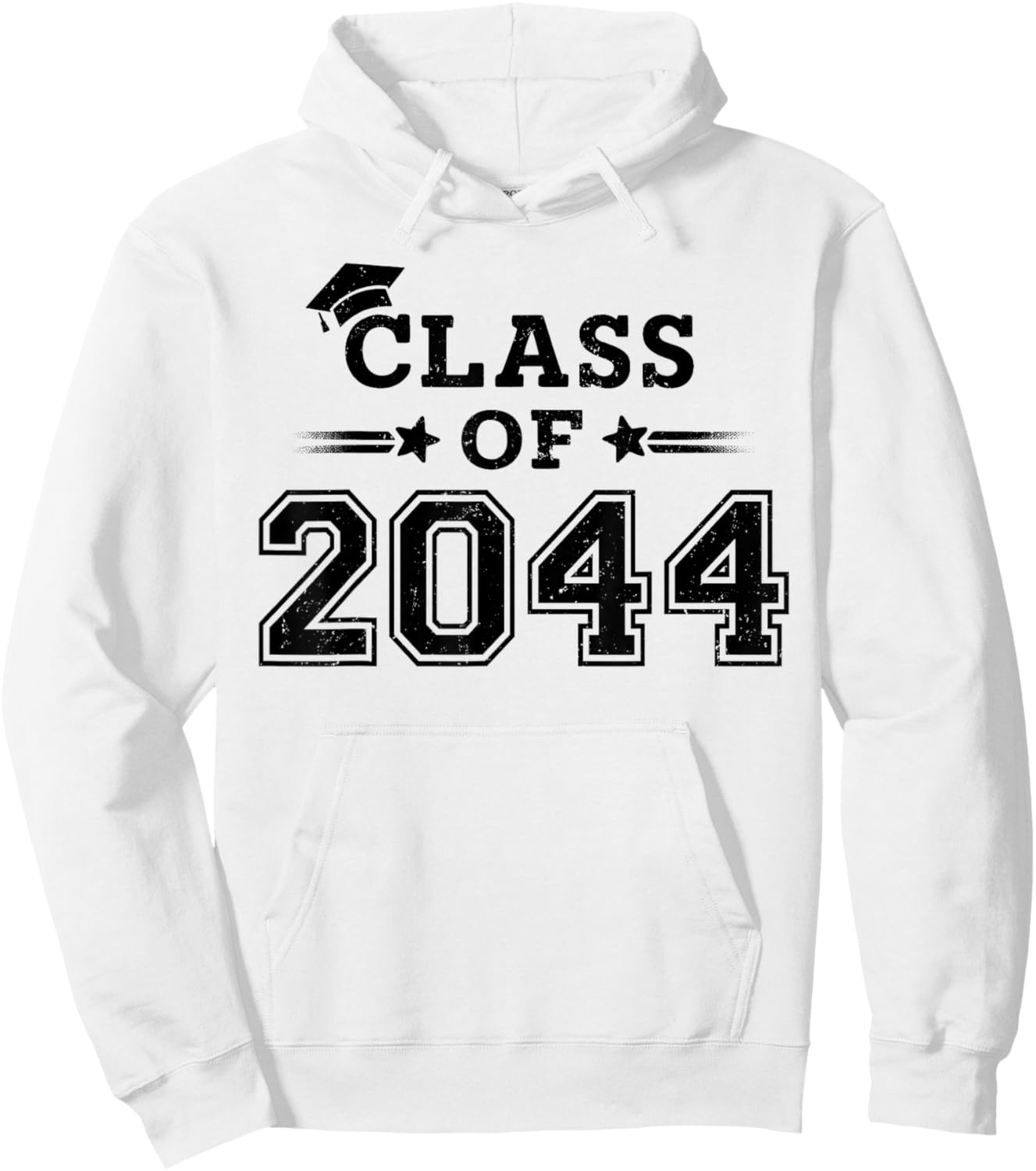 Class of 2044 Grow with Me First Day of School Hoodie - Hoodie | White