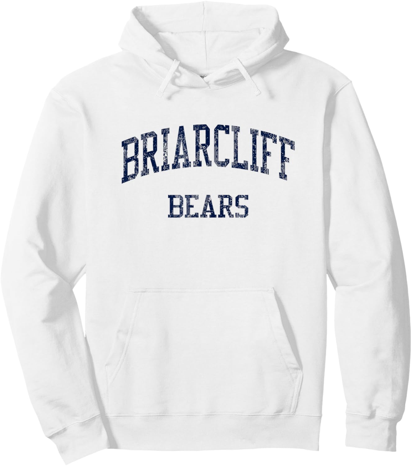 Briarcliff High School HS Briarcliff Manor NY Vintage Sports Hoodie - Hoodie | White