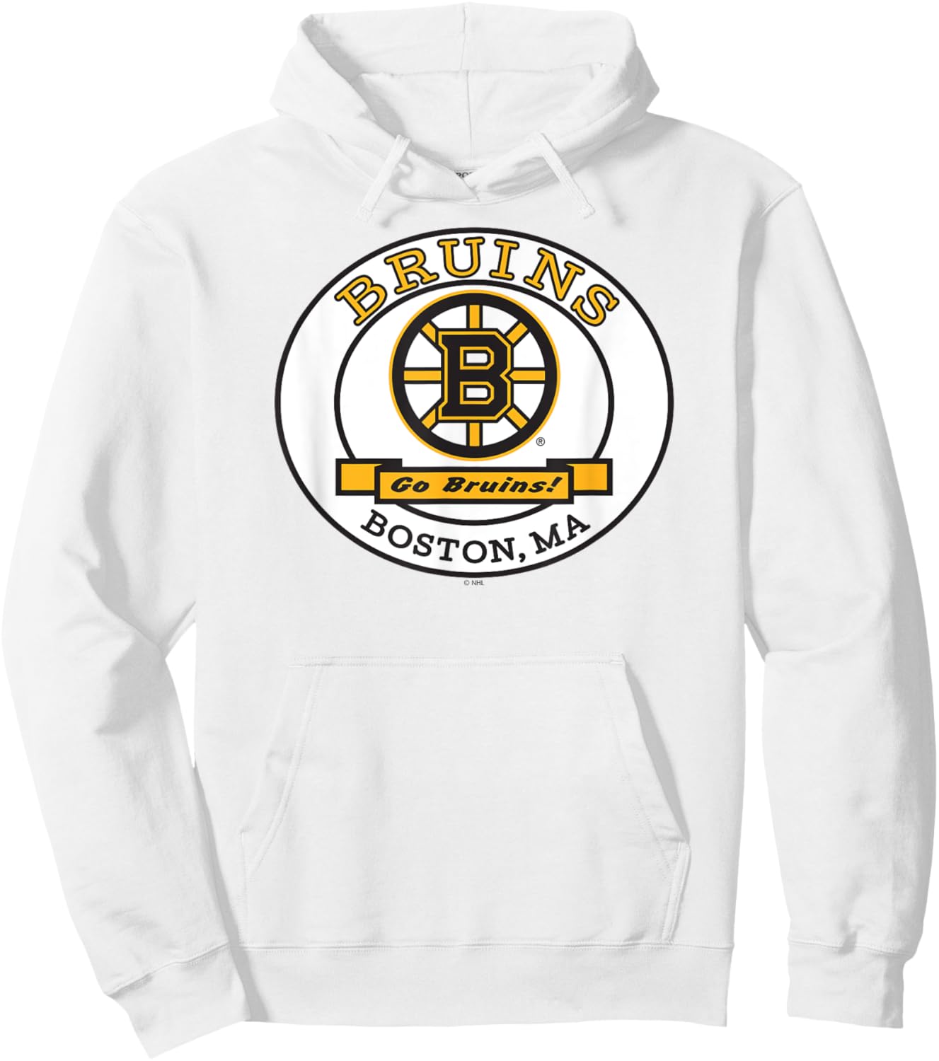Boston Bruins Go Gray Officially Licensed Hoodie - Hoodie | White