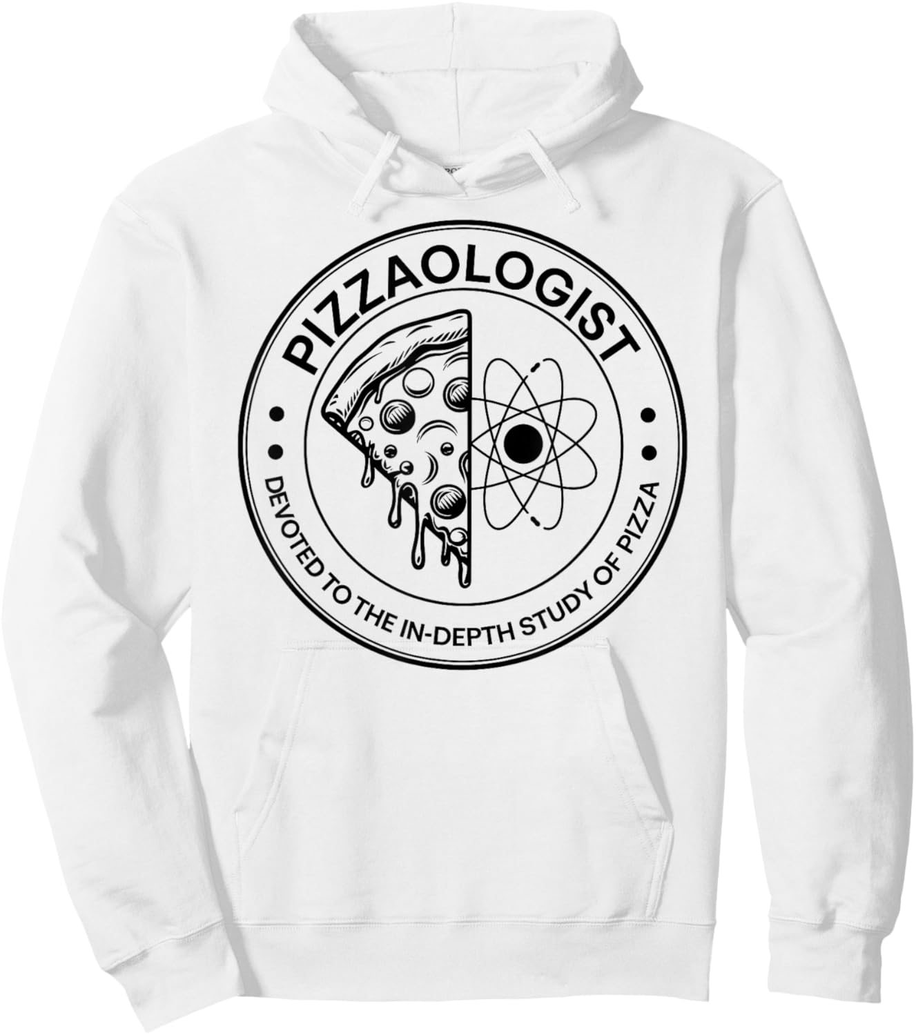 Pizzaologist study of pizza funny Food Lover Pizza Baker Hoodie - Hoodie | White