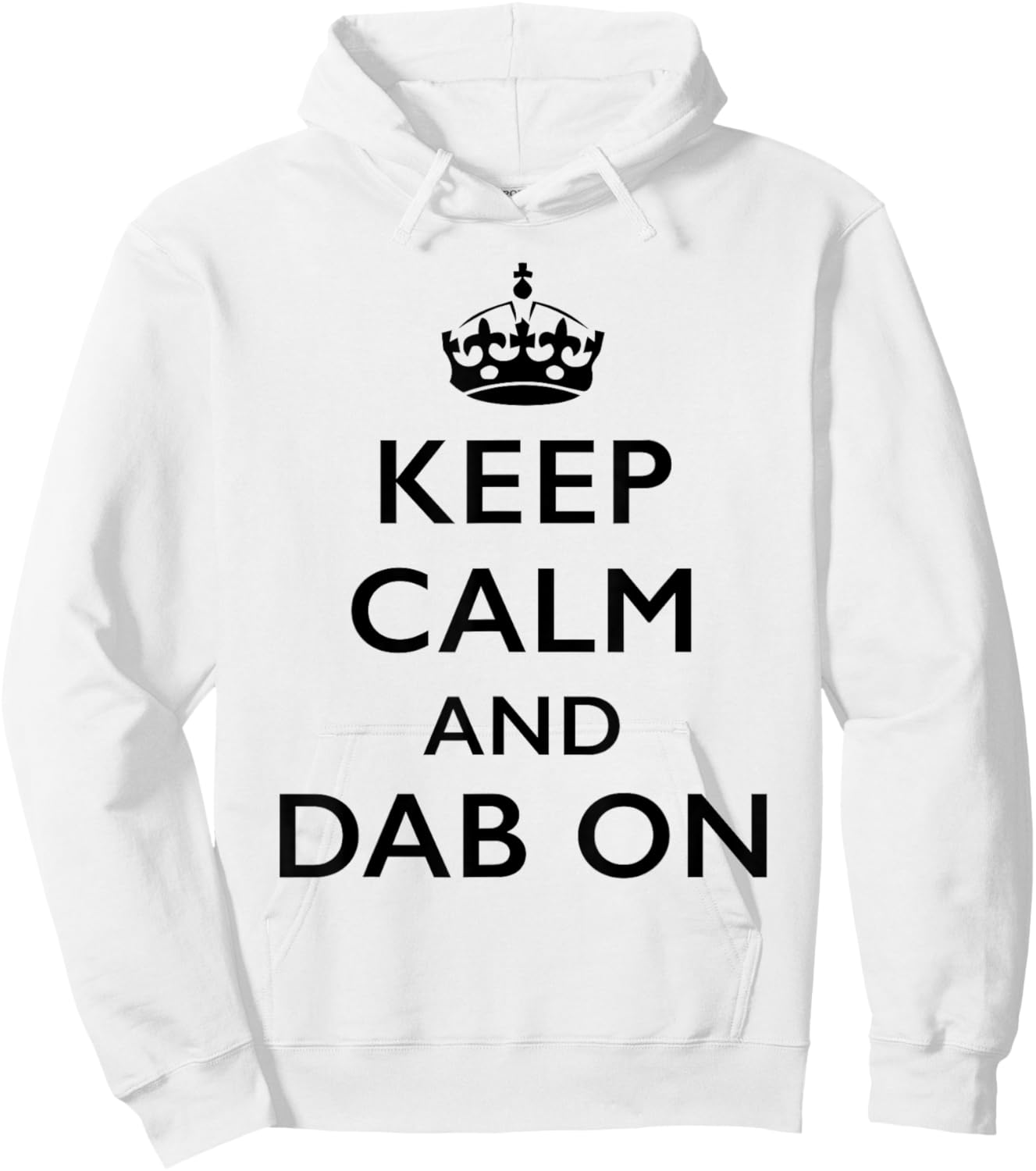 Keep Calm and Dab On Hoodie - Hoodie | White