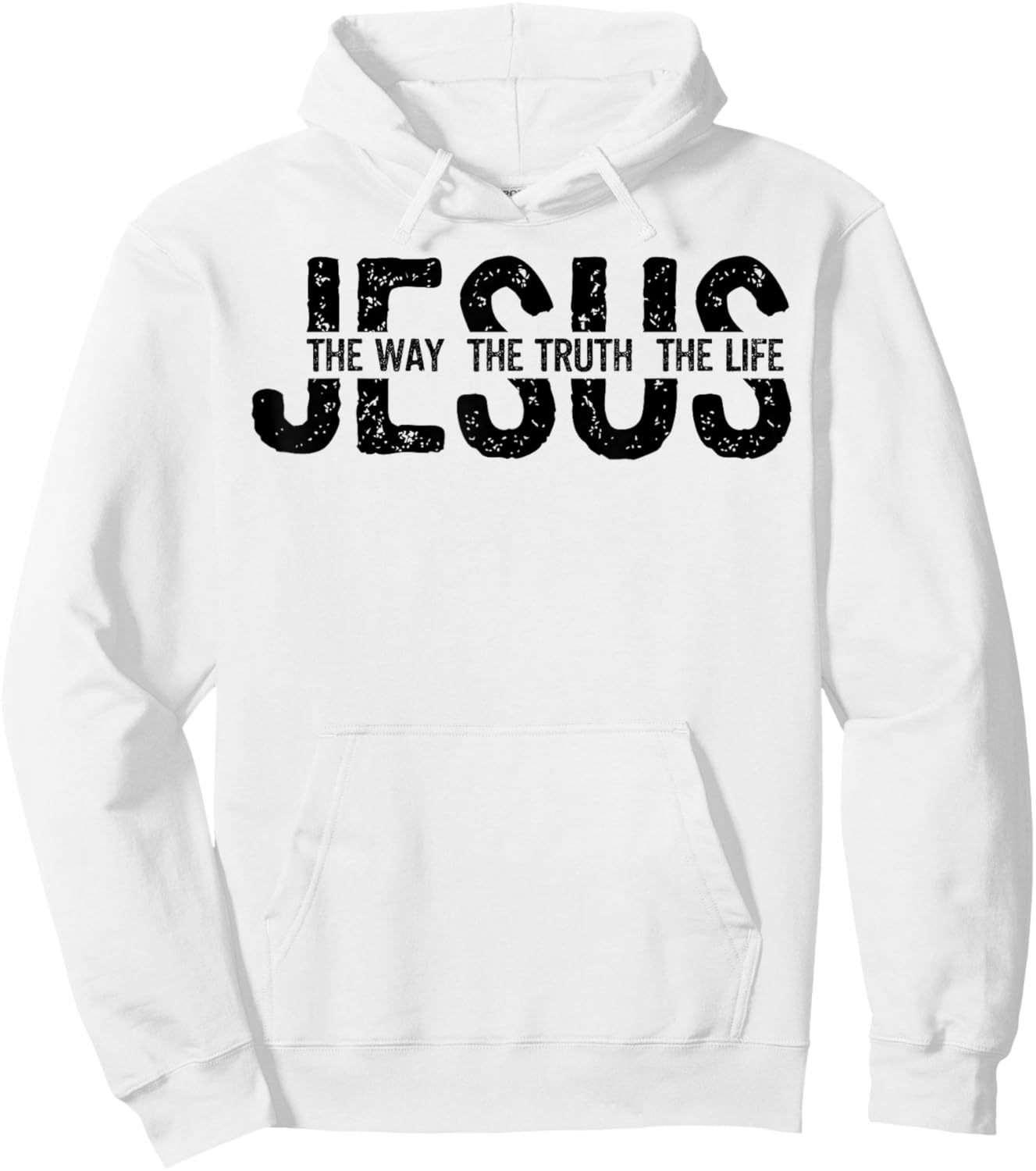 Jésus Chrétien Croyant Religieux Foi Bible Verse Église Hoodie - Hoodie | White
