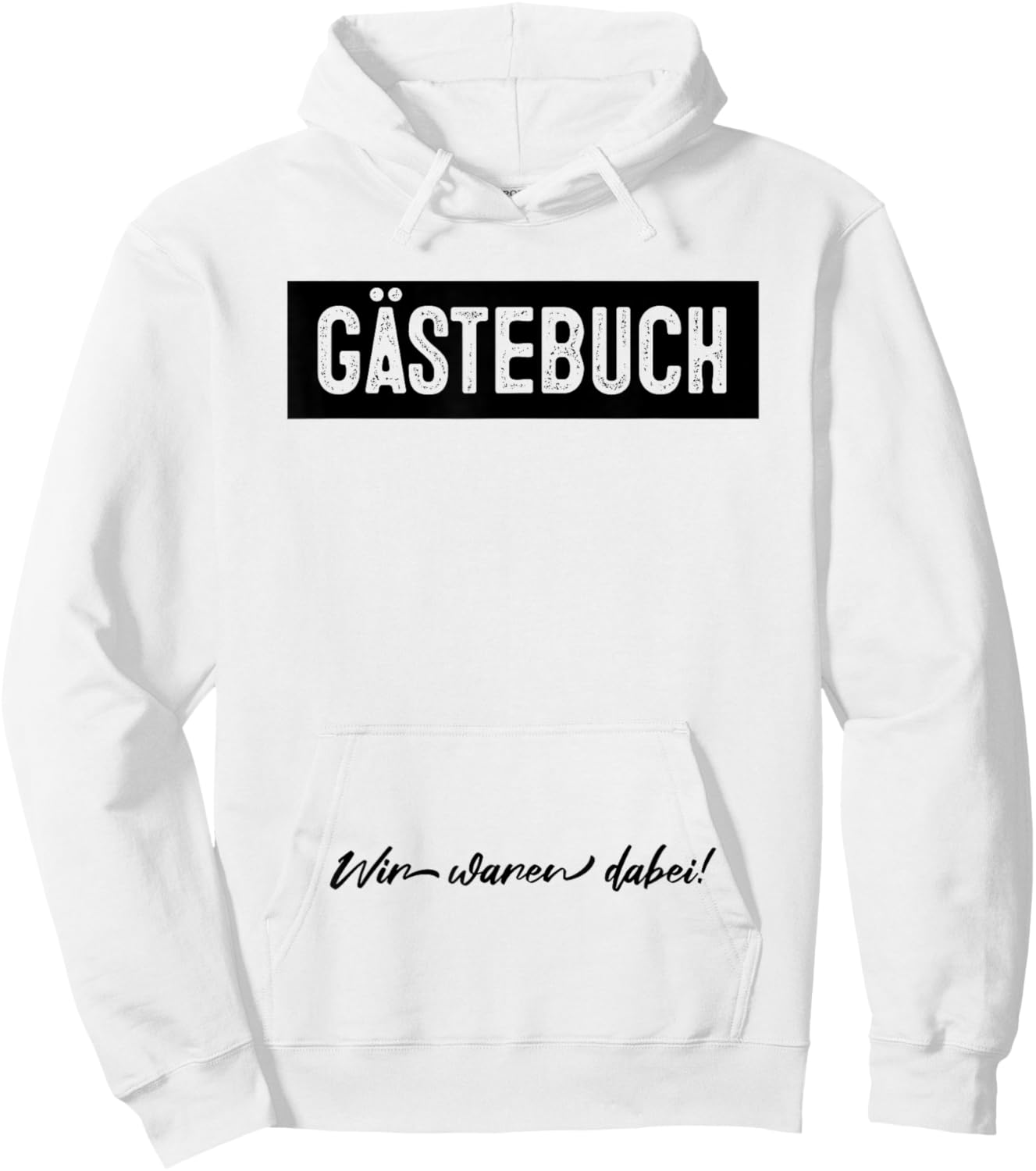 Guest Book , black, S Hoodie - Hoodie | White