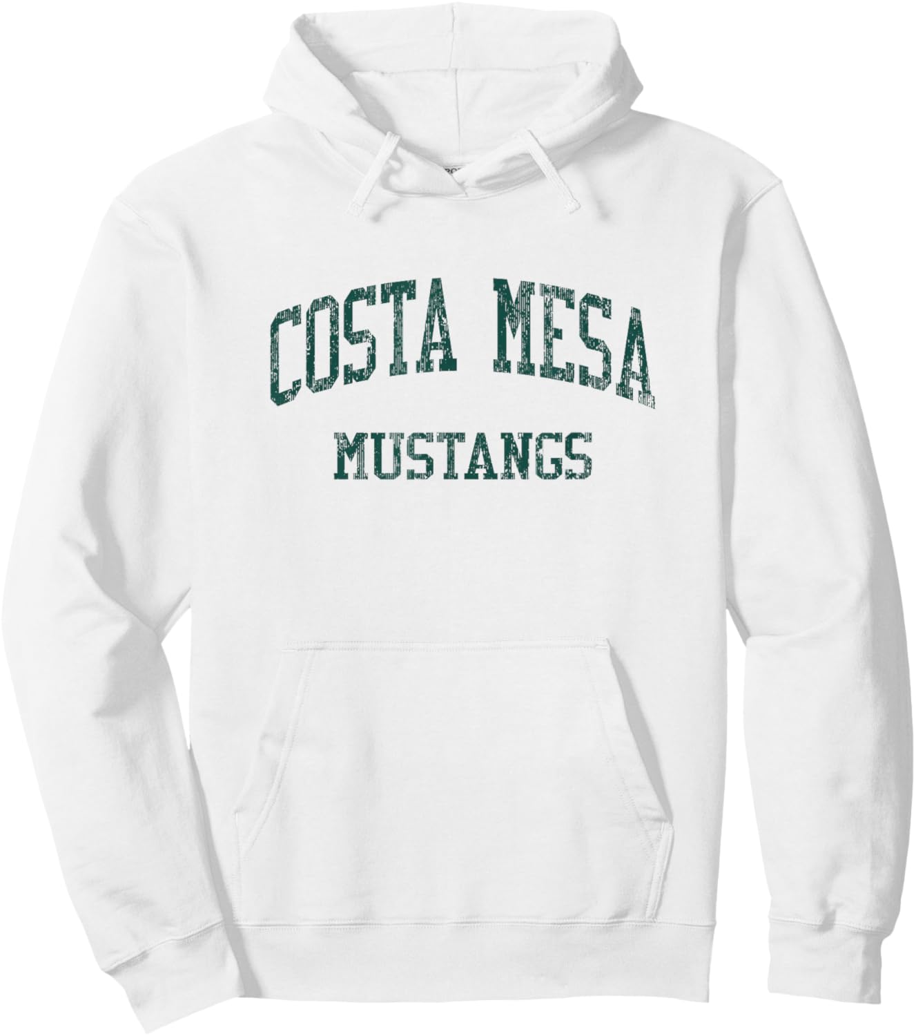 Costa Mesa High School HS Costa Mesa CA Vintage Sports Hoodie - Hoodie | White