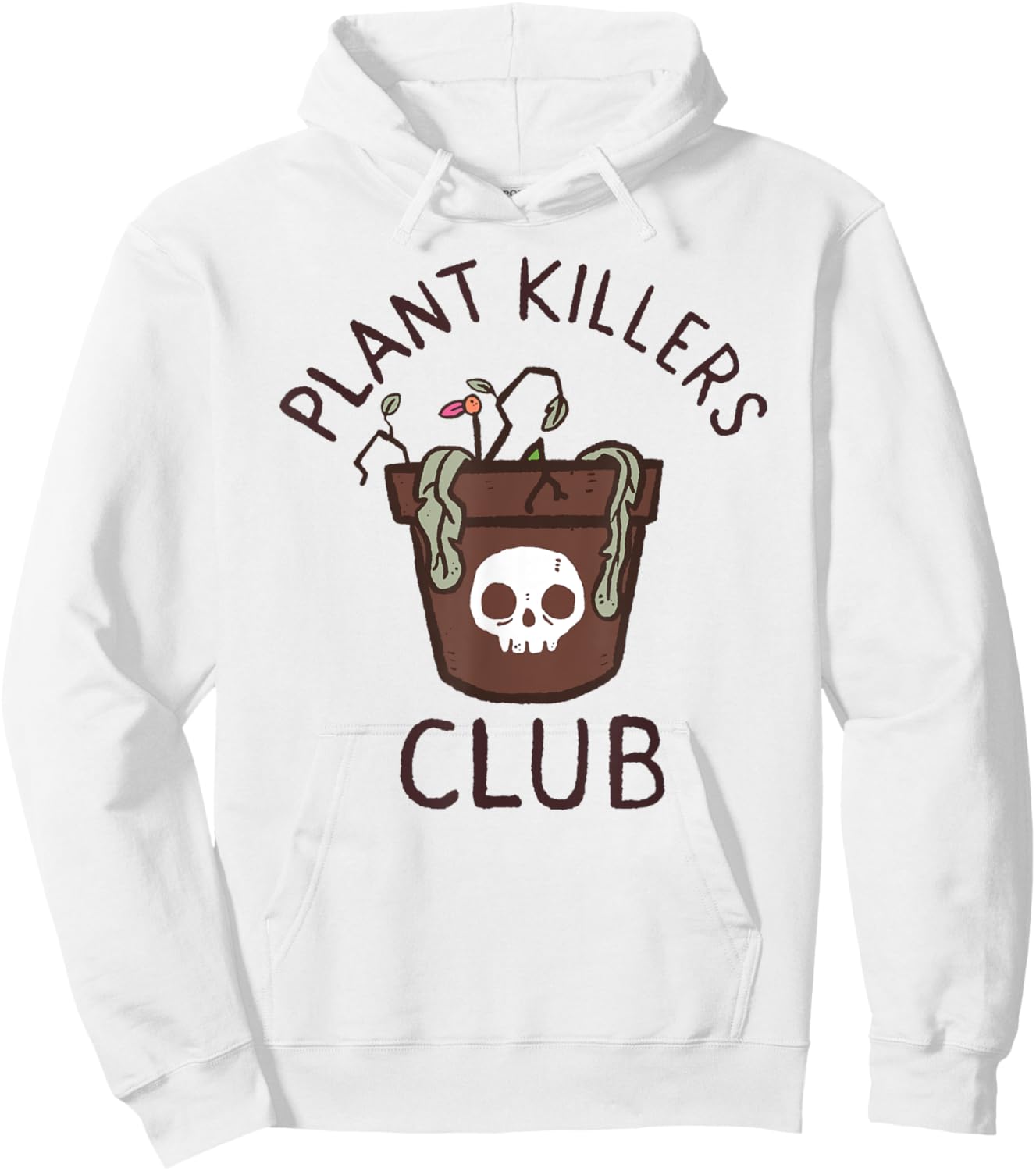 Plant Killers Club Hoodie - Hoodie | White