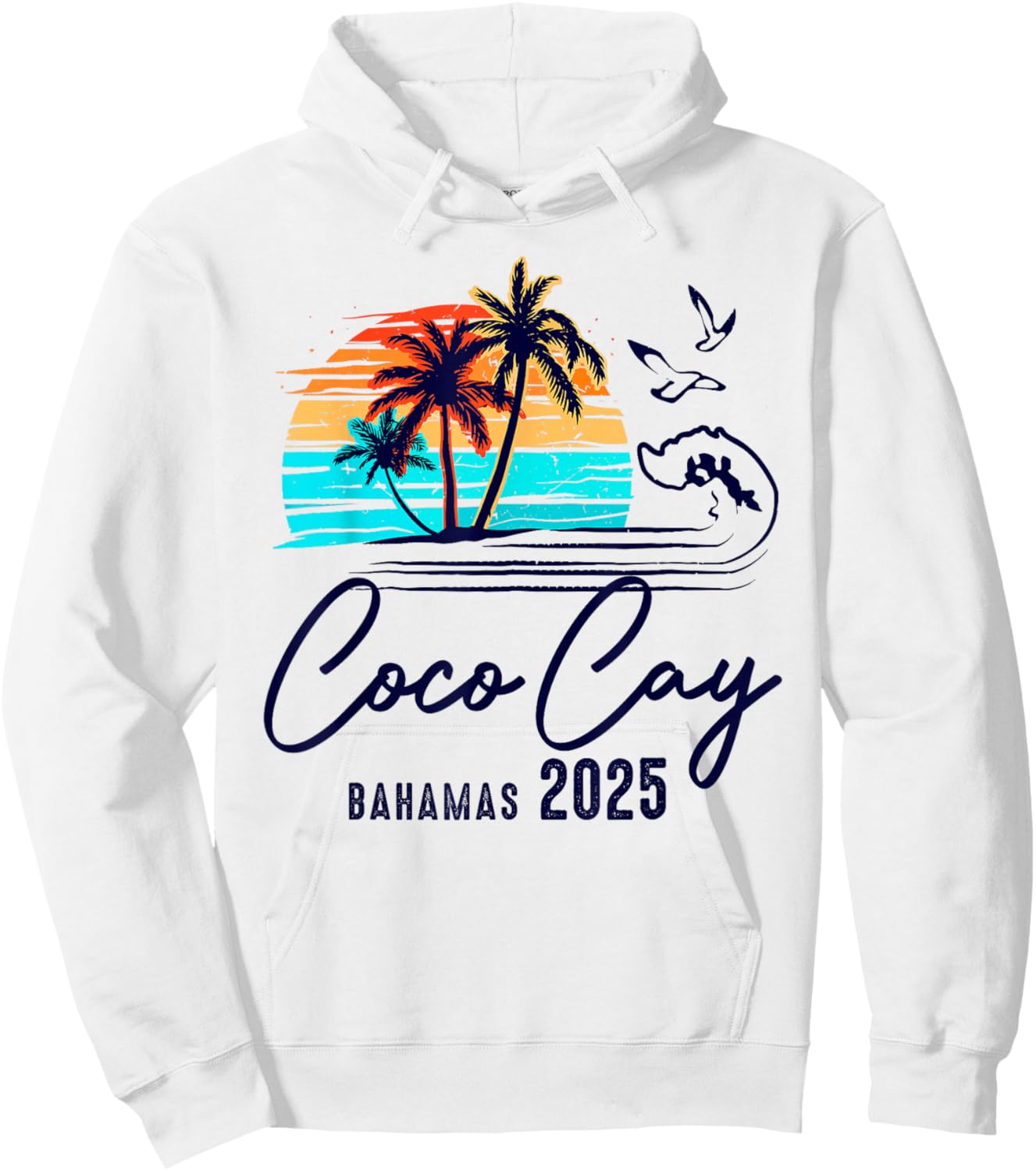 Coco Cay Bahamas 2025 Vacation Souvenir Matching Family Hoodie - Hoodie | White