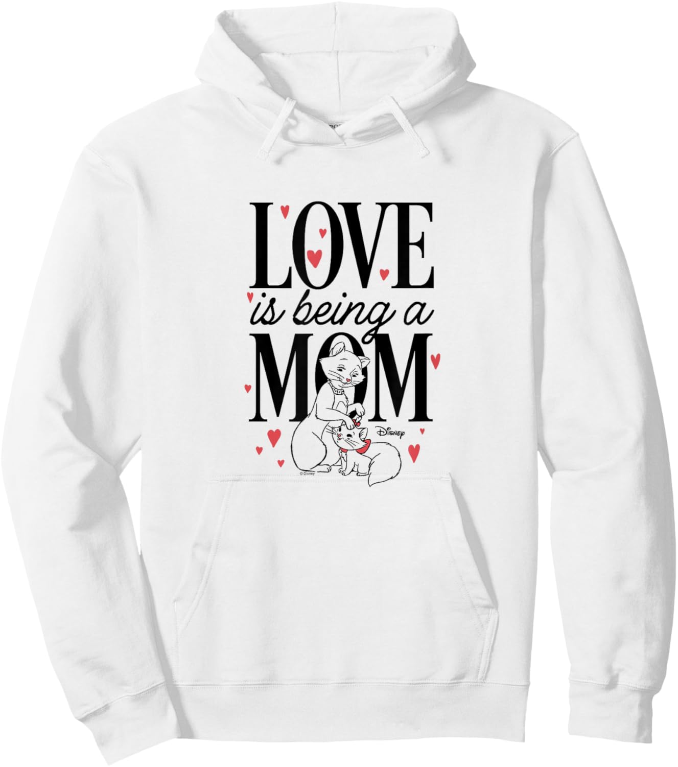 The Aristocats - Love is Being a Mom Hoodie - Hoodie | White