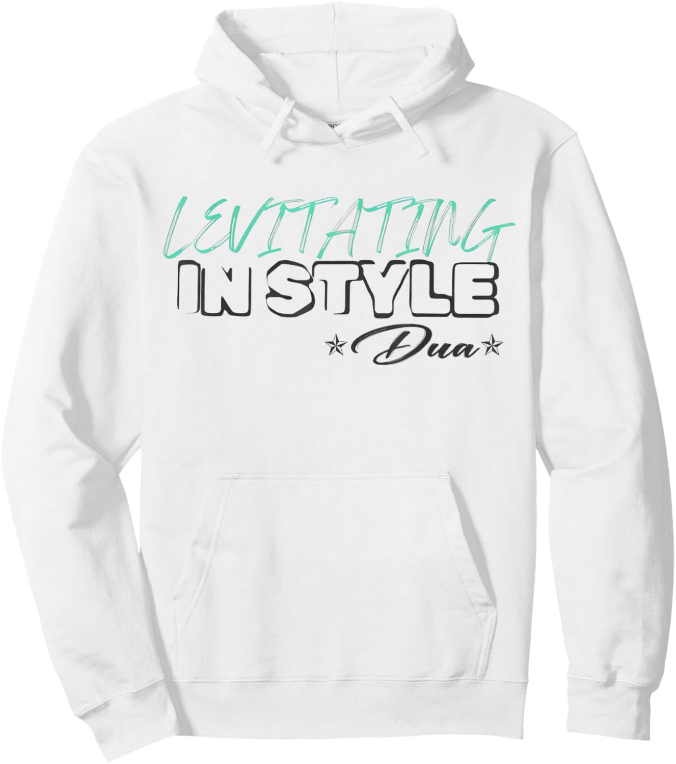 Funny Girl Retro Dua First Name Levitating Instyle Meme Hoodie - Hoodie | White