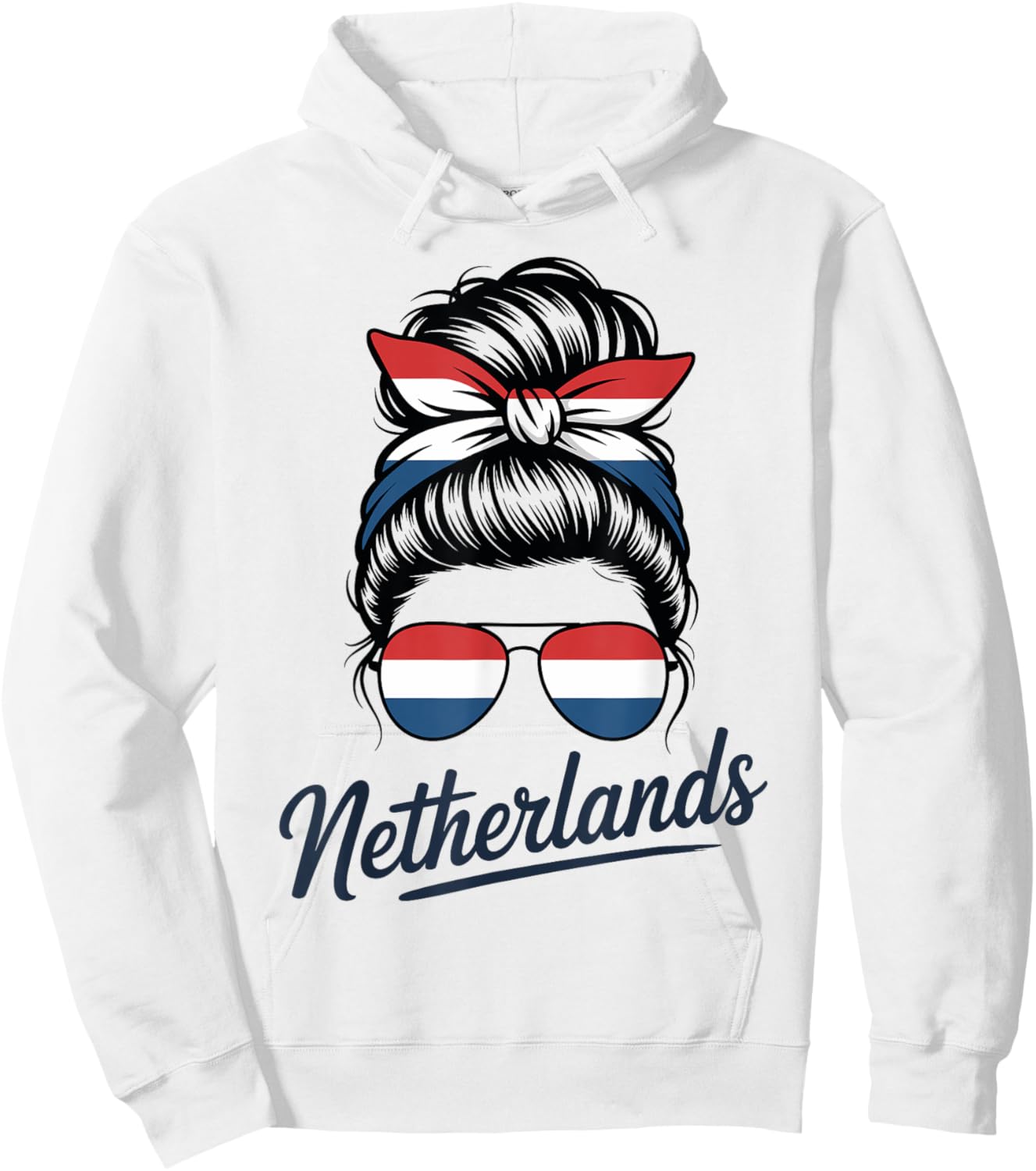 Dutch Girl – Geschenk für Mädchen, Holland-Flagge, Humor Hoodie - Hoodie | White