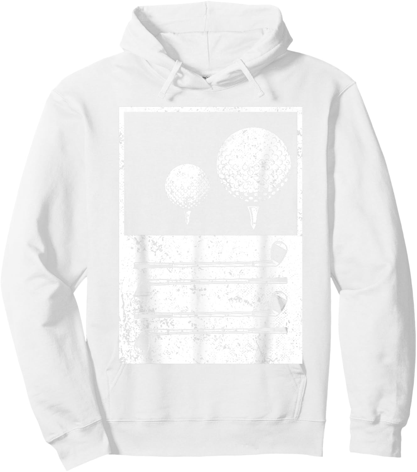 Vintage Golf Balls Golf Player Hoodie - Hoodie | White