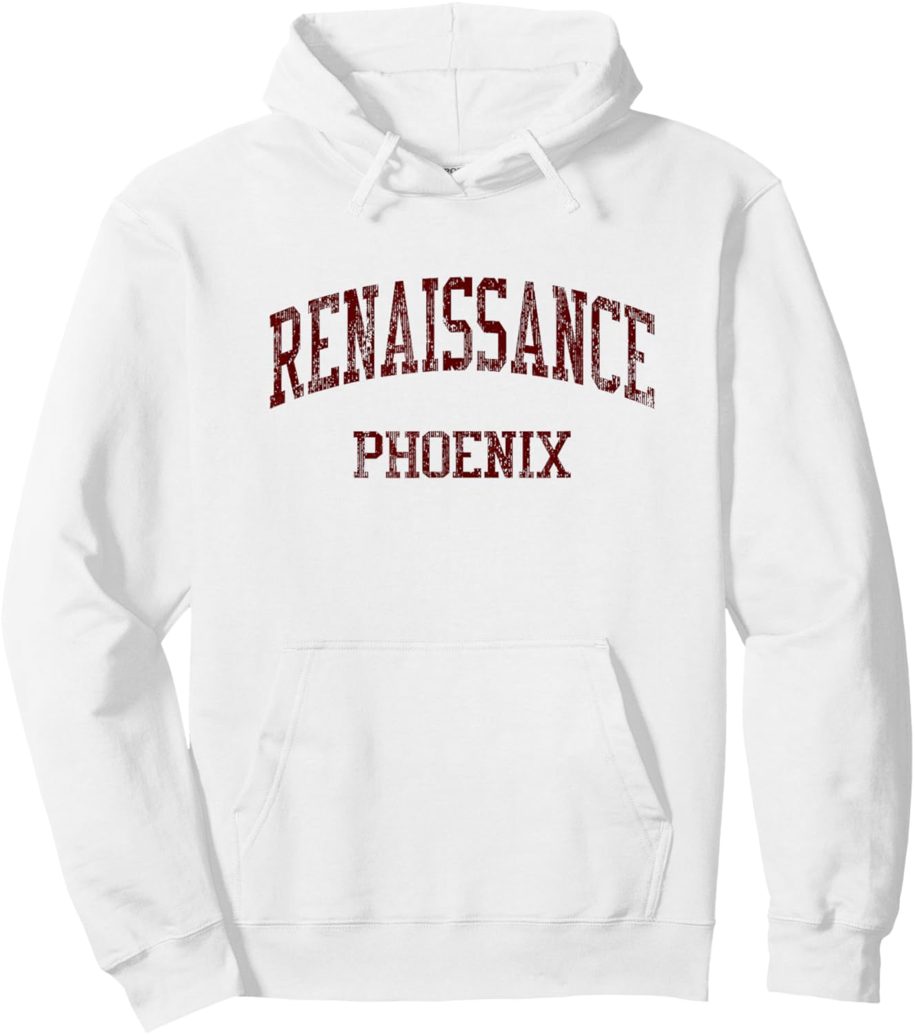 Renaissance High School HS Detroit MI Vintage Sports Hoodie - Hoodie | White