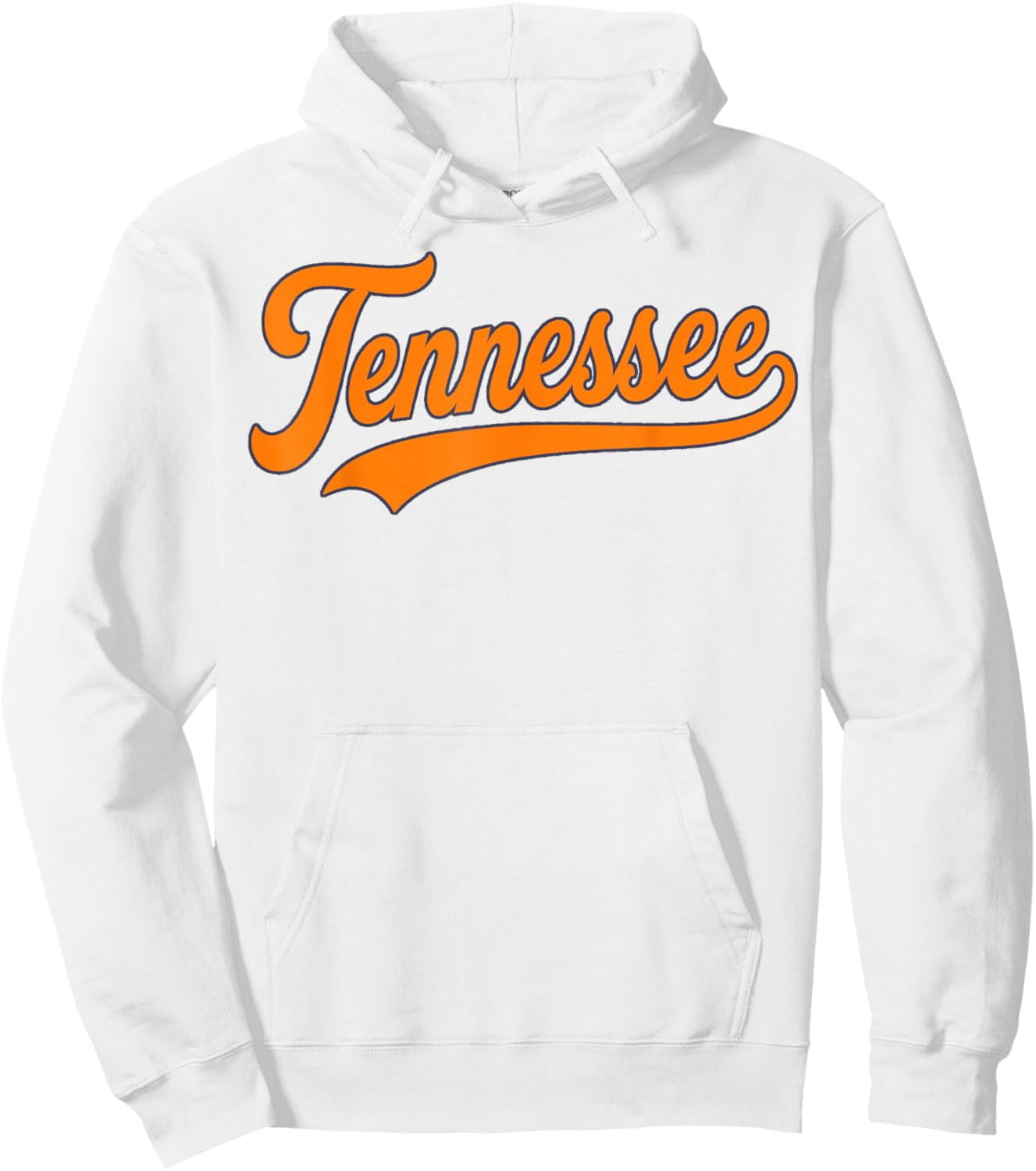 Tennessee Vintage Orange Tennessee Men Women Retro Orange Hoodie - Hoodie | White
