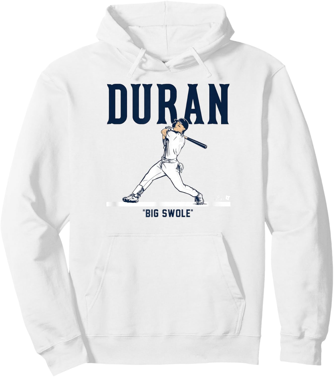 Jarren Duran - Big Swole - Boston Baseball Hoodie - Hoodie | White