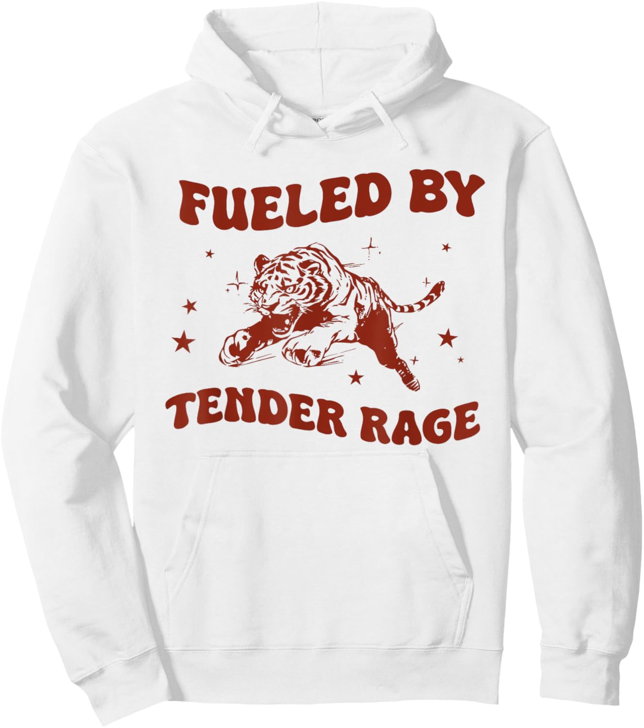Fueled by tender rage Funny design Hoodie - Hoodie | White
