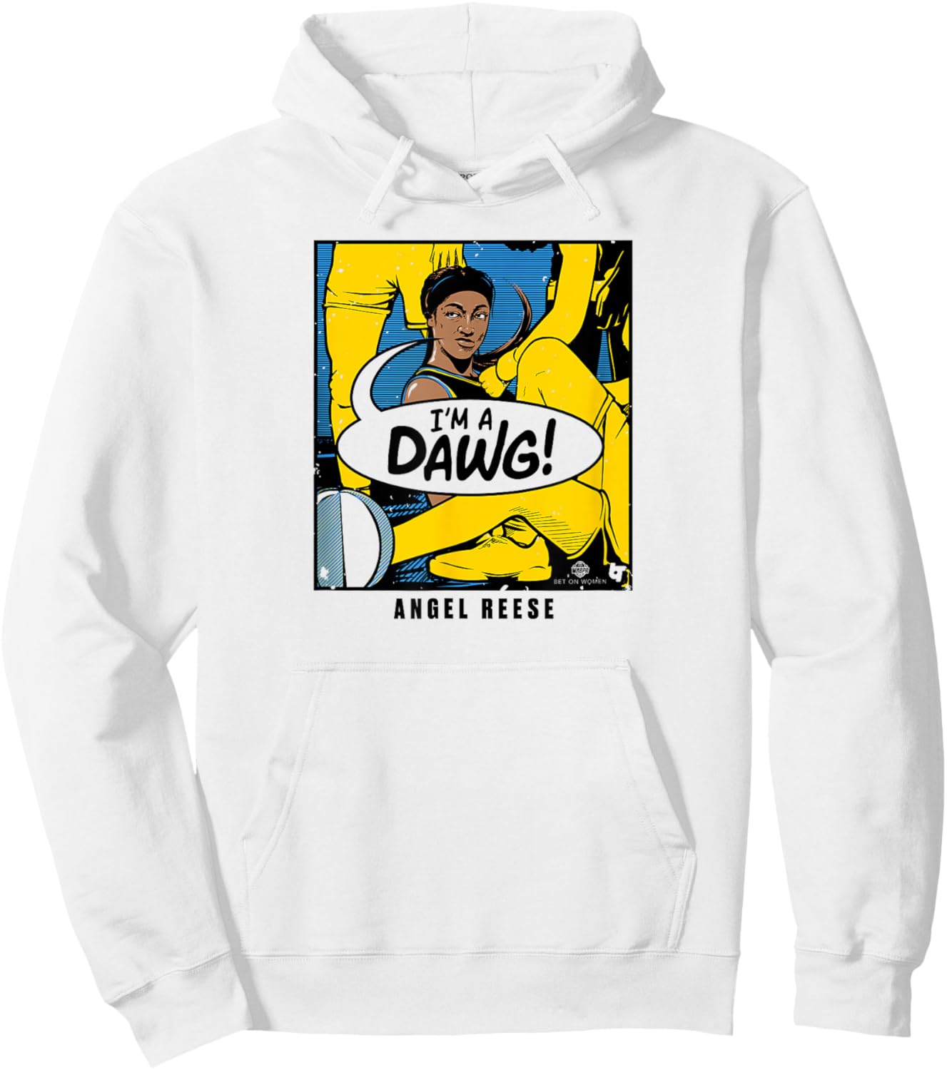 Angel Reese - I'm a Dawg - Chicago Basketball Hoodie - Hoodie | White