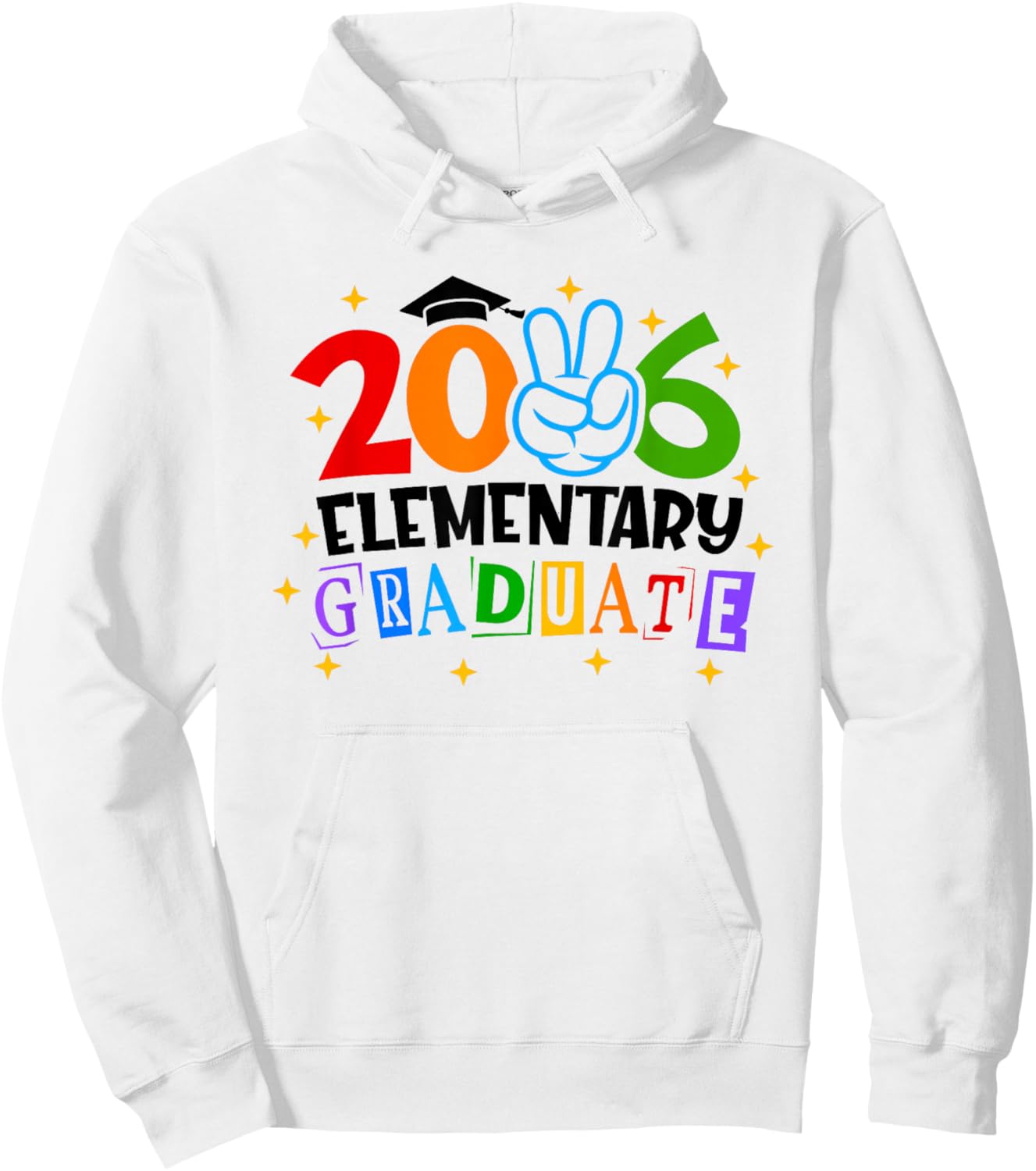 Elementary Graduate 2026 Graduation Class of 2026 Kids Hoodie - Hoodie | White