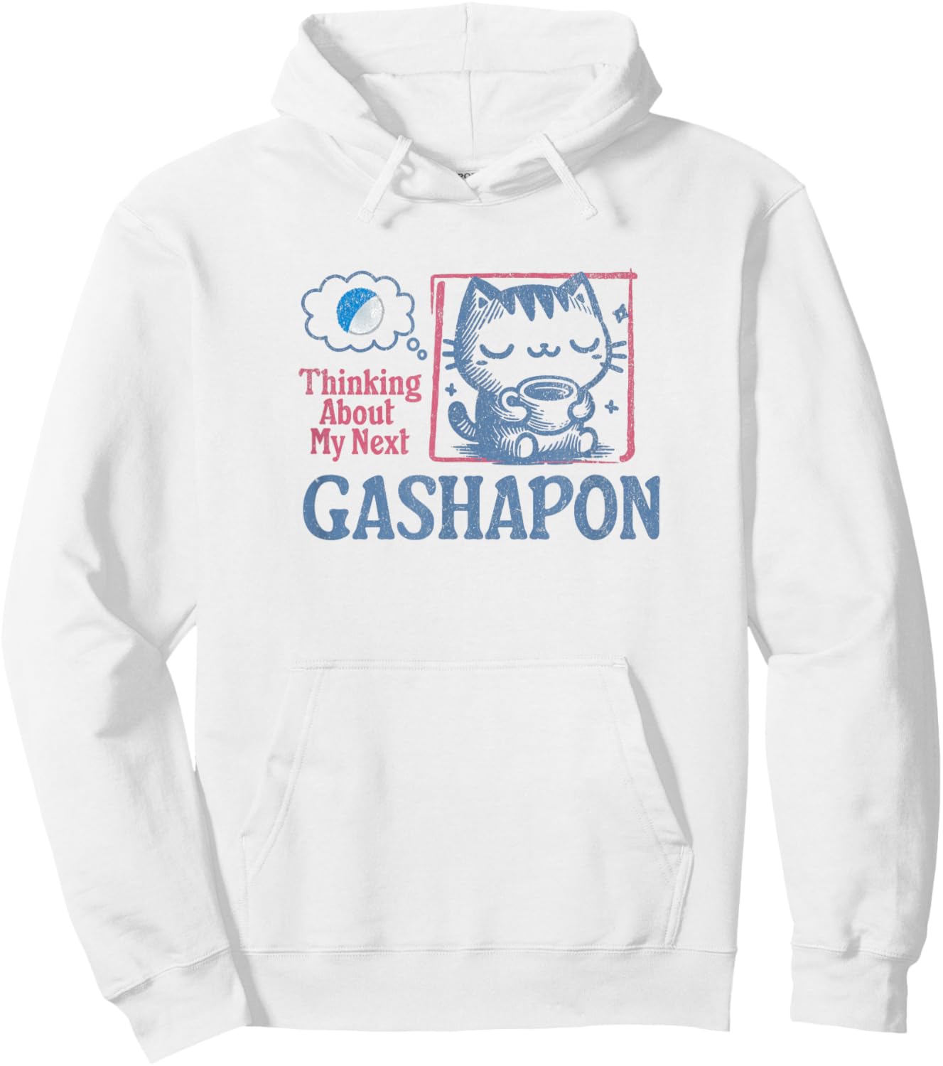 Cute Gashapon Gachapon Toy Hoodie - Hoodie | White